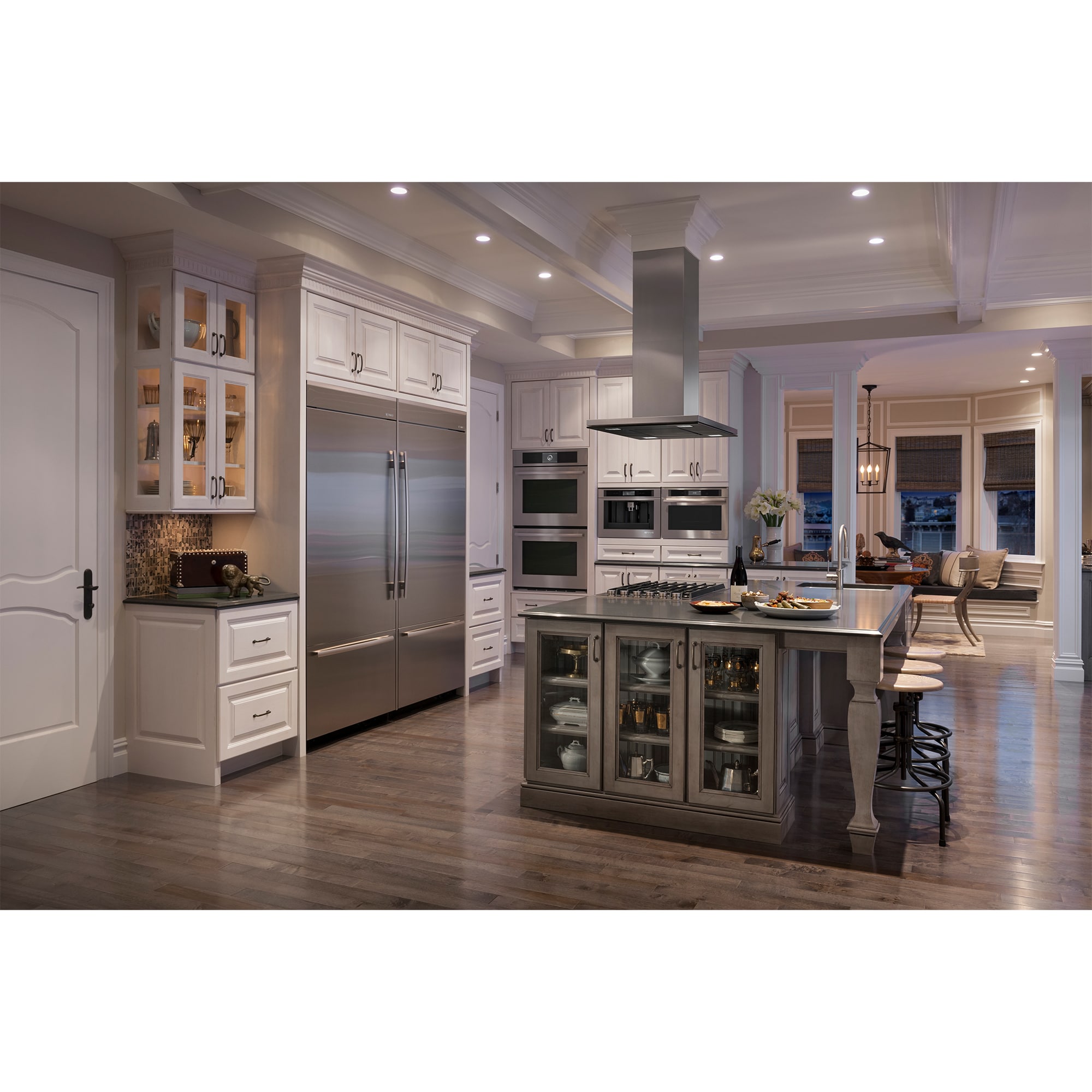 JennAir Euro-Style 36 in. 6-Burner Natural Gas Cooktop with Simmer Burner & Power Burner - Stainless Steel, , hires