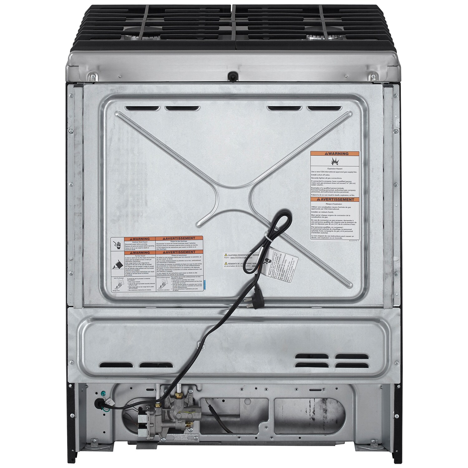 KitchenAid 30 in. 6.5 cu. ft. True European Convection Slide-In Gas Range with 5 Sealed Burners & Griddle - Stainless Steel, , hires