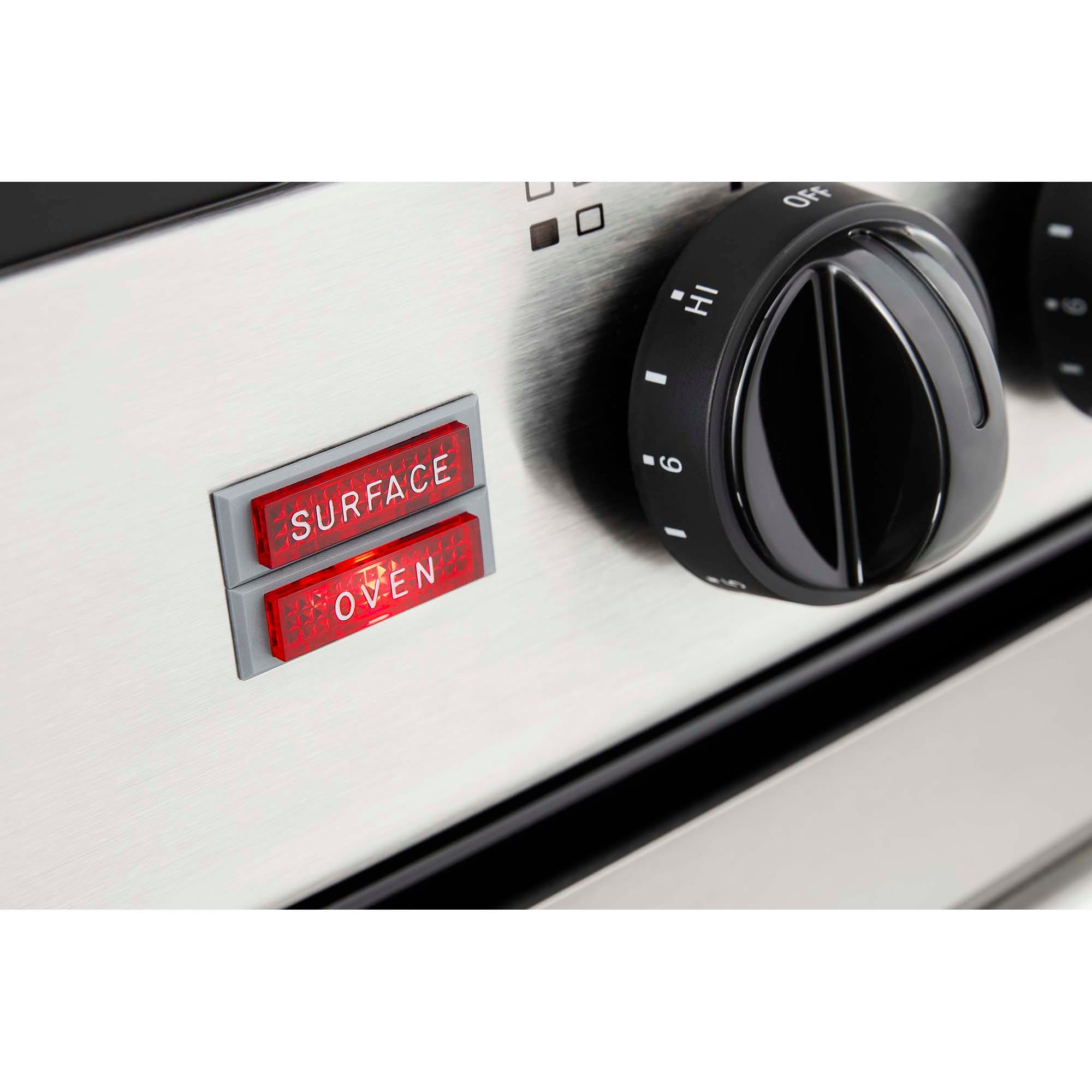 Whirlpool 24 in. 2.9 cu. ft. Electric Range with Radiant Burners - Stainless Steel, , hires