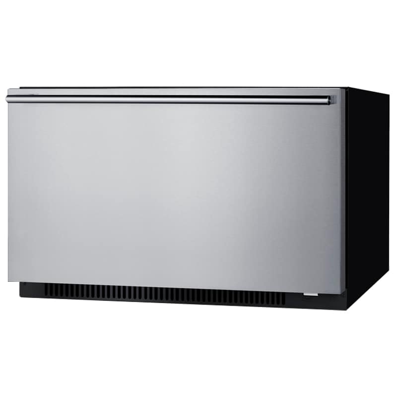 Summit 30 in. 2.4 cu. ft. Outdoor Single Refrigerator Drawer - Stainless Steel, , hires
