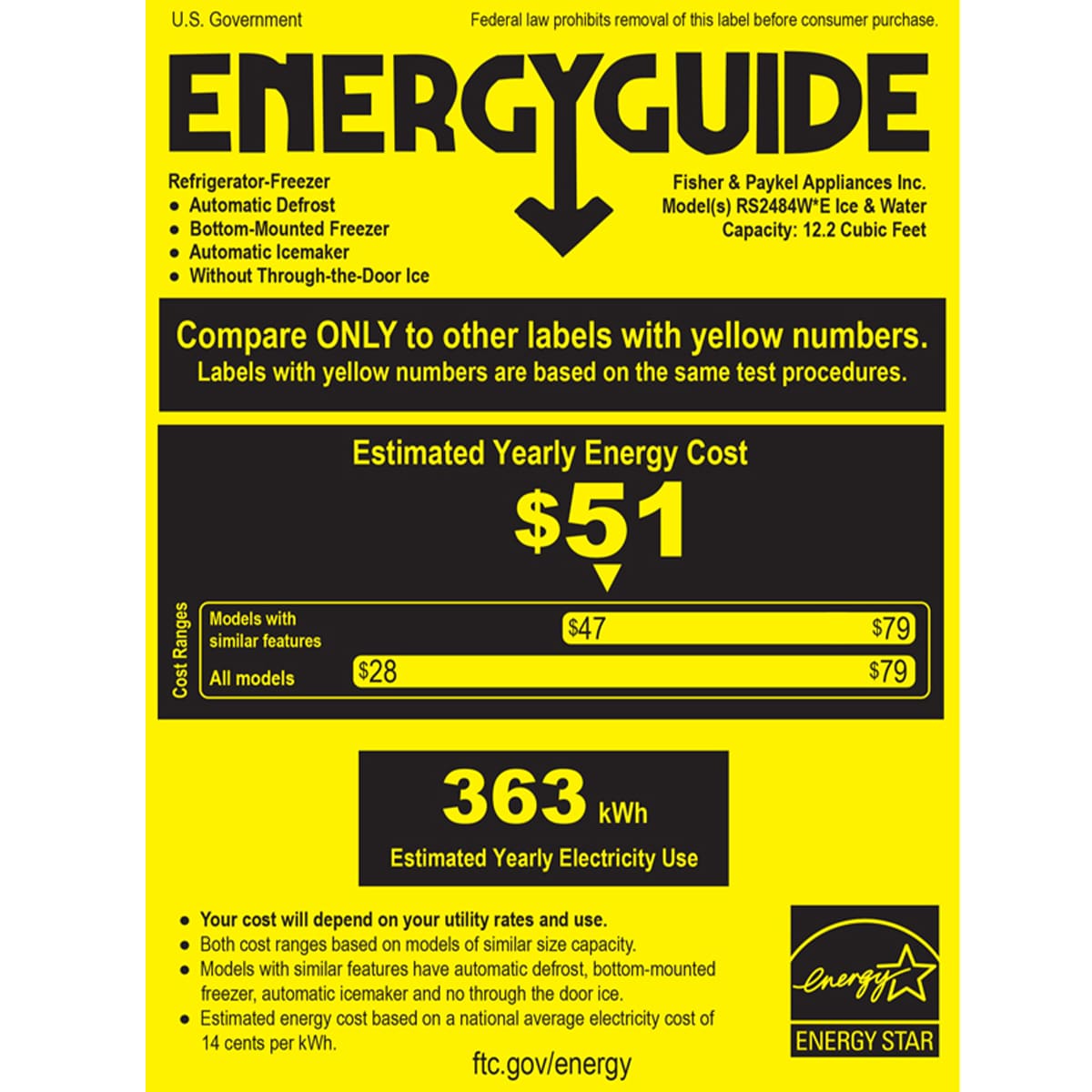 Fisher & Paykel Series 11 24 in. 12.0 cu. ft. Built-In Counter Depth Bottom Freezer Refrigerator with Internal Water Dispenser - Custom Panel Ready, , hires