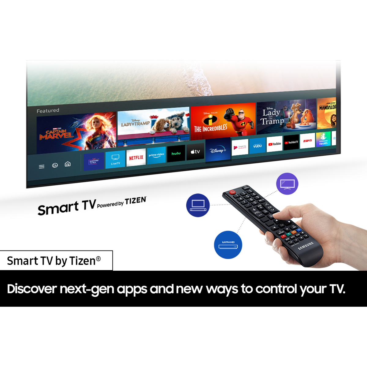 Samsung 65" Class TU690T Series LED 4k UHD Smart Tizen TV P.C