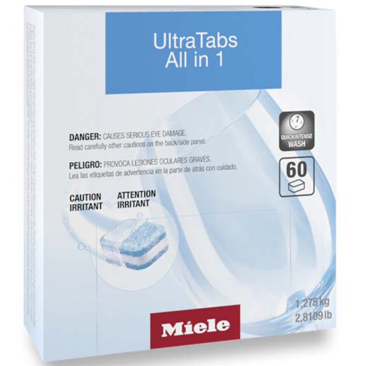 Miele UltraTabs All In 1 for Dishwashers (60 count), , hires