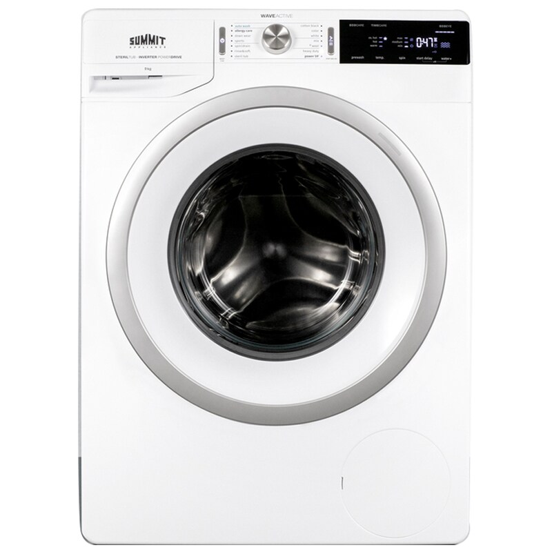 Summit 24 in. 2.3 cu. ft. Stackable Front Load Washer - White, , hires