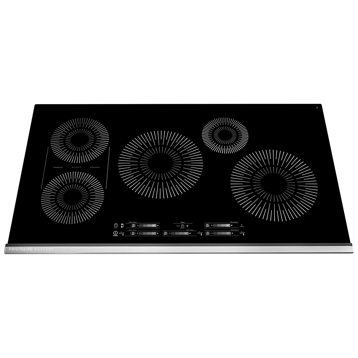 Frigidaire Gallery 36 in. 5-Burner Induction Cooktop with Simmer Burner & Power Burner - Black, , hires