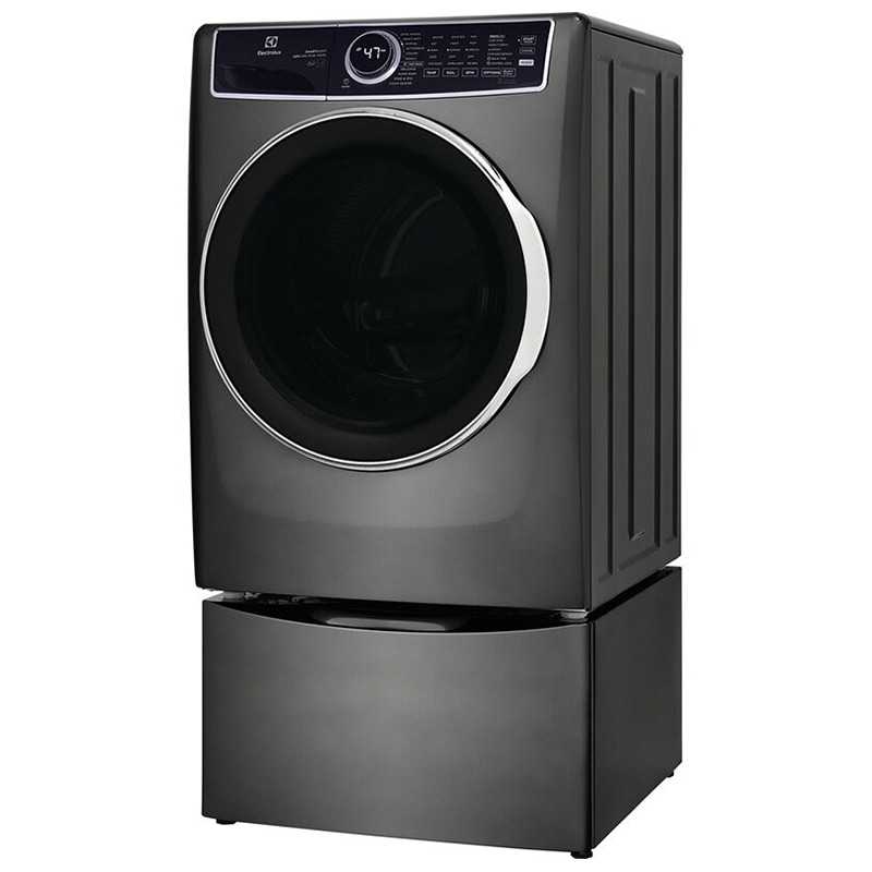 Electrolux 600 Series 27 in. 4.5 cu. ft. Stackable Front Load Washer with Perfect Steam, LuxCare Plus Wash System & SmartBoost -Titanium, Titanium, hires