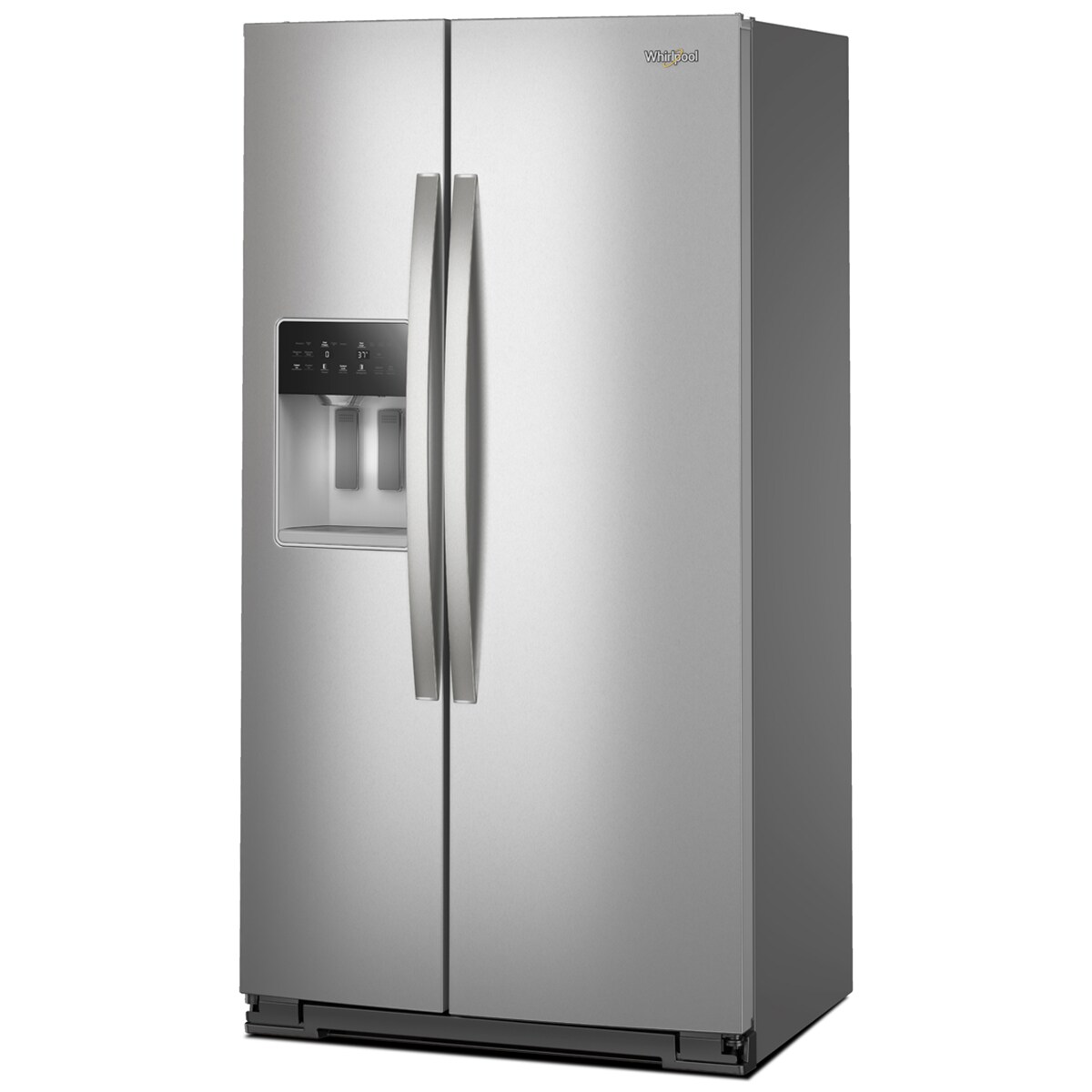 Whirlpool 36 in. 20.9 cu. ft. Counter Depth Side-by-Side Refrigerator with Ice & Water Dispenser - Fingerprint Resistant Stainless, , hires