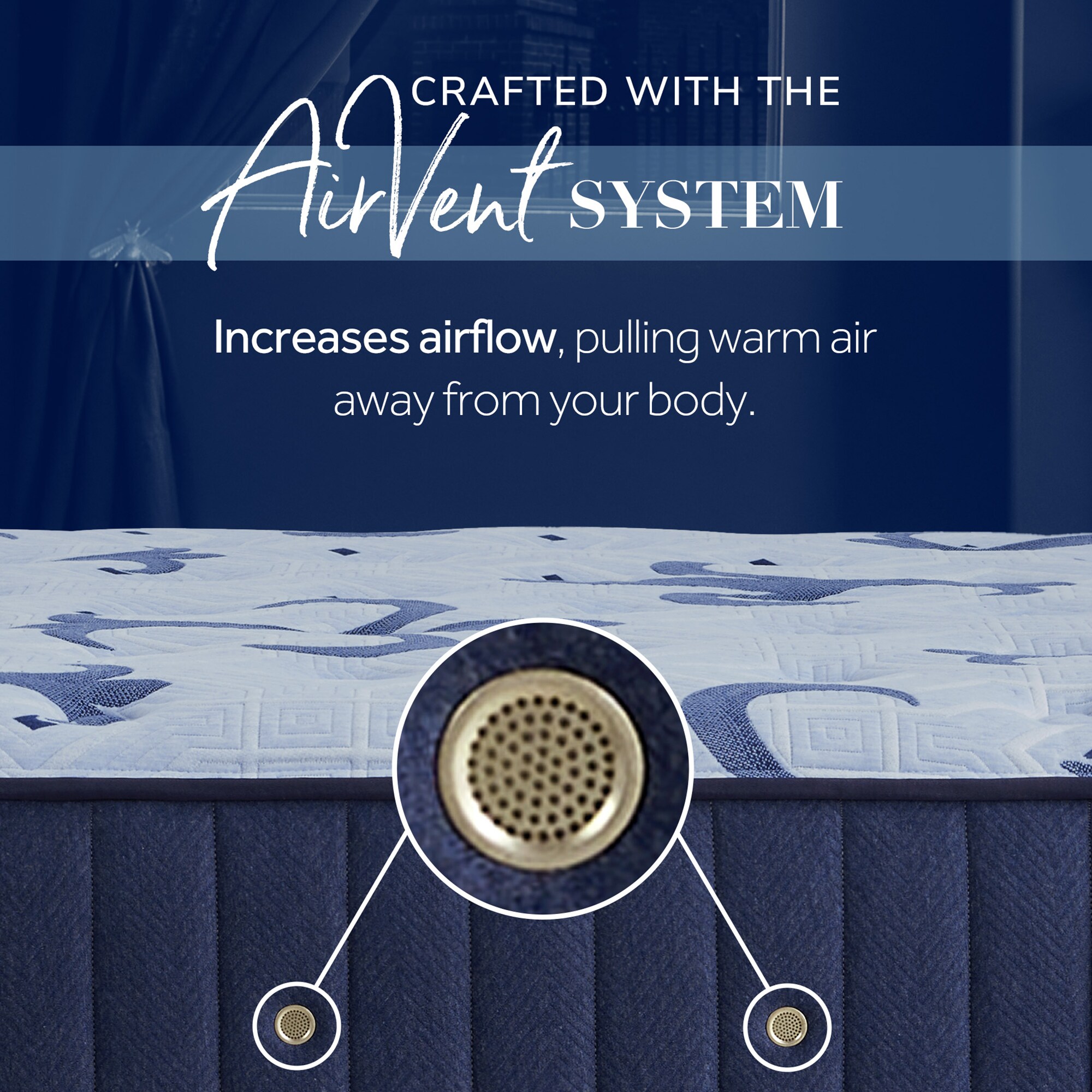 Stearns & Foster Estate Medium Innerspring Full Size Mattress, , hires