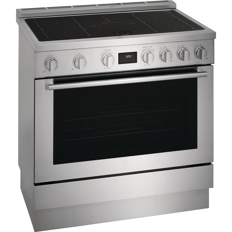 Electrolux 36 in. 4.4 cu. ft. True European Convection Electric Range with 5 Induction Burners - Stainless Steel, , hires