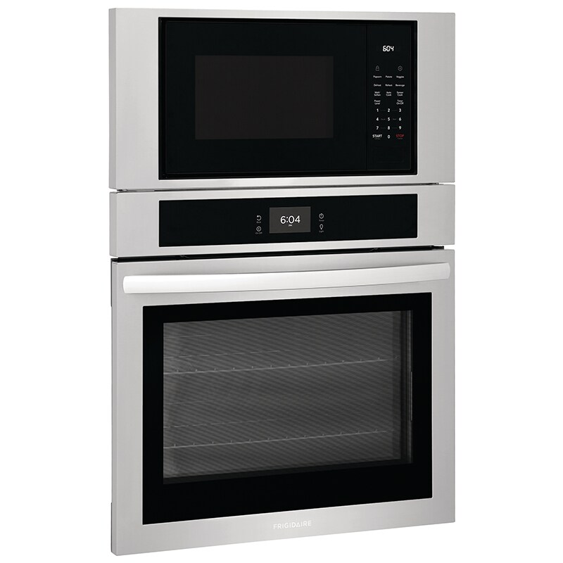 Frigidaire 30 in. 6.9 cu. ft. Electric Microwave/Wall Oven Combo with Standard Convection & Sensor Cooking - Stainless Steel, Stainless Steel, hires