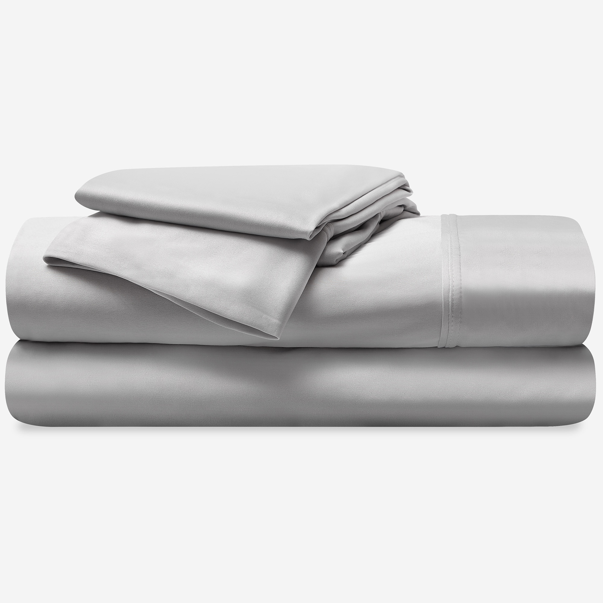BEDGEAR Dri-Tec Split King / Cal King Size Sheet Set (Ideal for Adj. Bases) - Light Grey, , hires