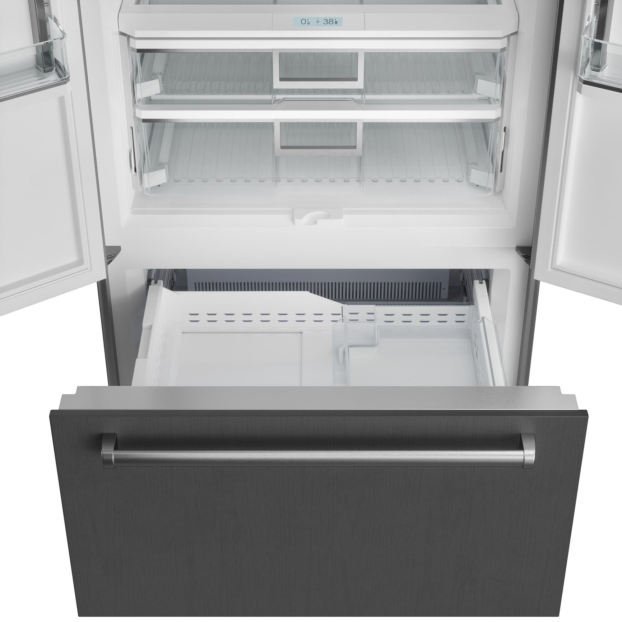 Sub-Zero Classic Series 36 in. Built-In 20.5 cu. ft. Smart Counter Depth French Door Refrigerator - Custom Panel Ready, , hires