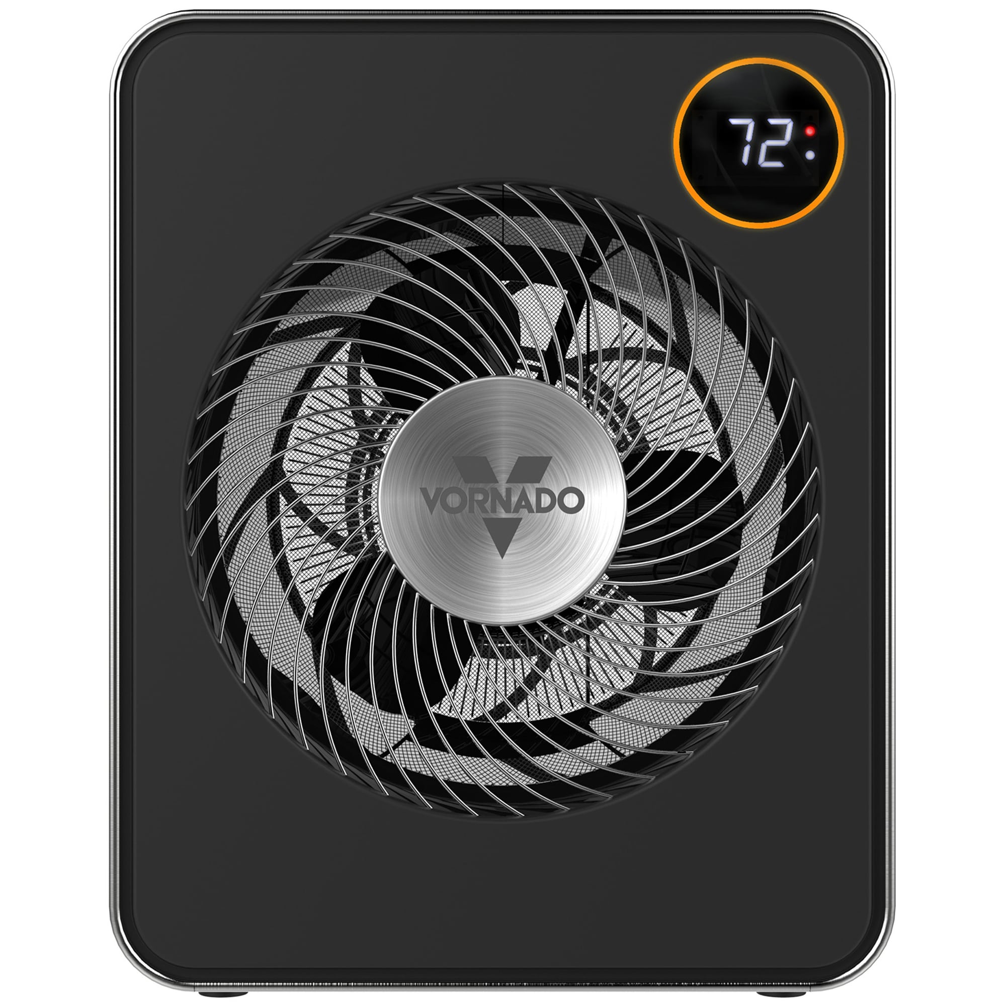 Vornado 1500 W Fan Space Heater with 2 Heat Settings & Overheat Safety Shut-Off - Stainless Steel, , hires
