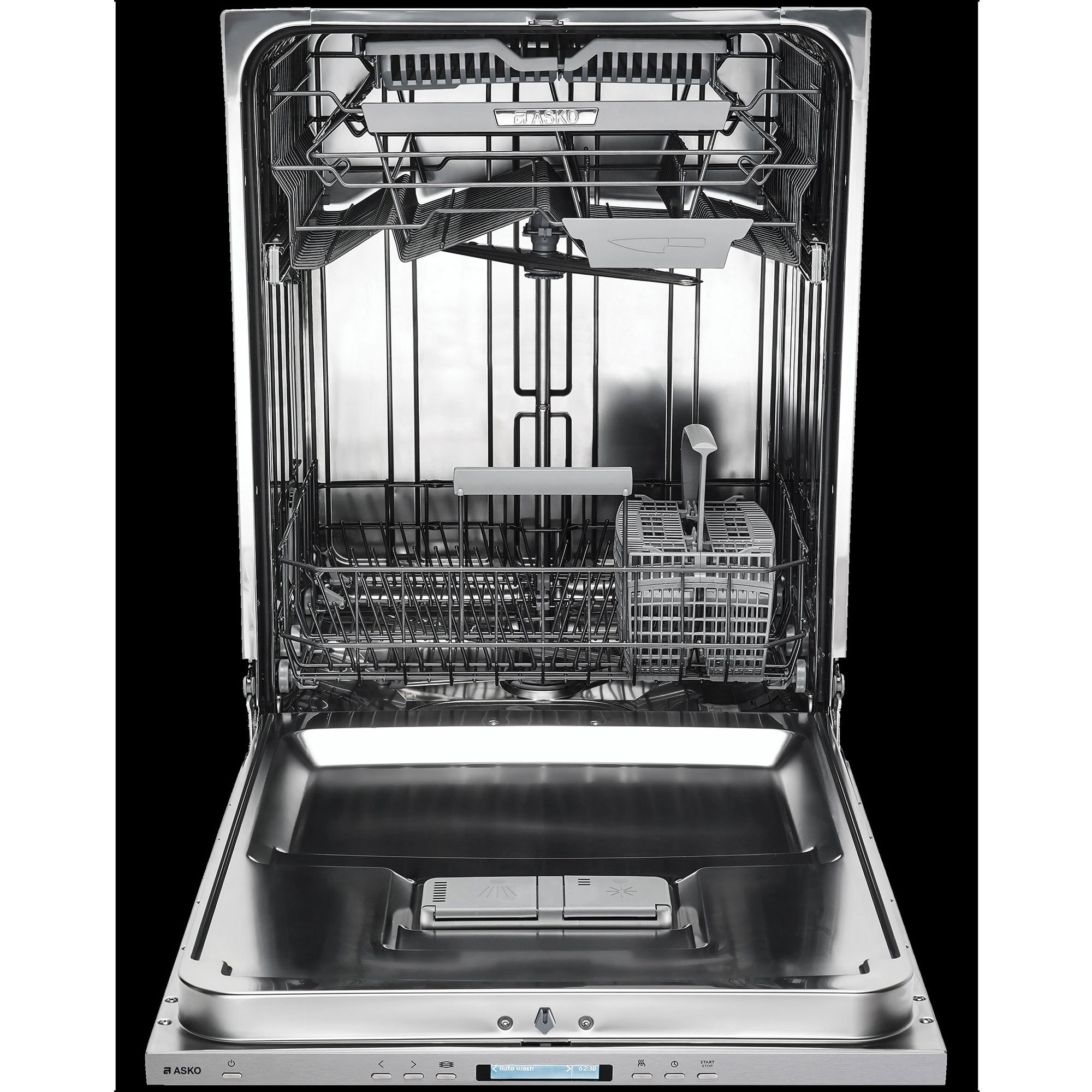 Asko 30 Series 24" BuiltIn Dishwasher with Top Control, 42 dBA Sound