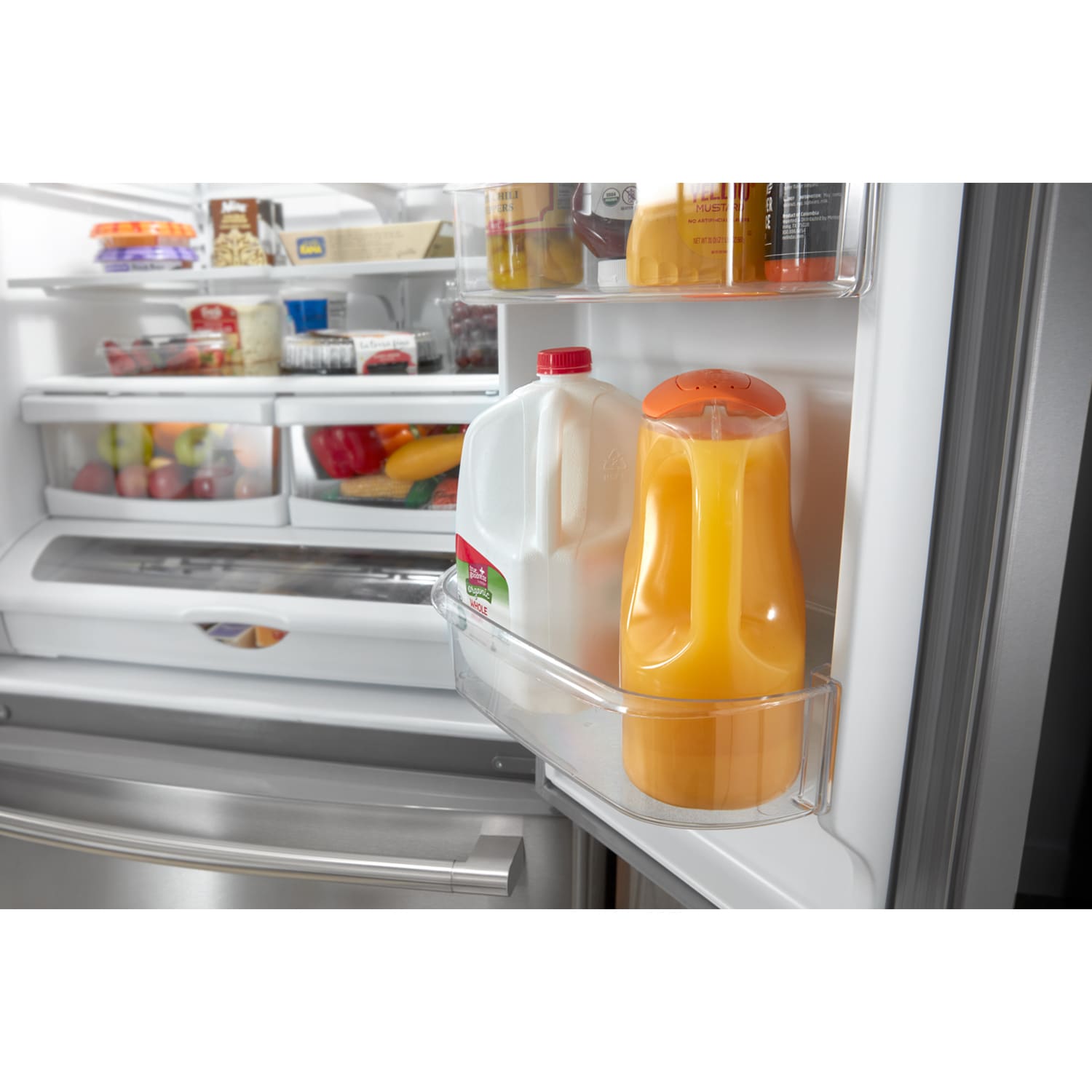 Maytag 36 in. 25.2 cu. ft. French Door Refrigerator with Ice Maker - Fingerprint Resistant Stainless Steel, , hires