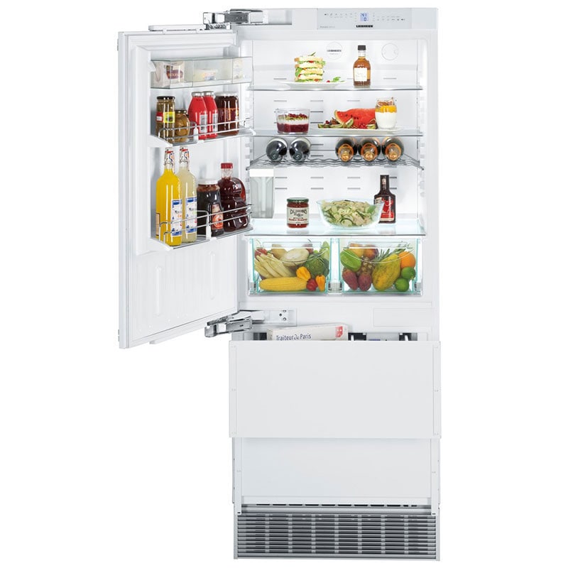 Liebherr 30 in. 14.1 cu. ft. Built-In Counter Depth Bottom Freezer Refrigerator with Ice Maker - Custom Panel Ready, , hires