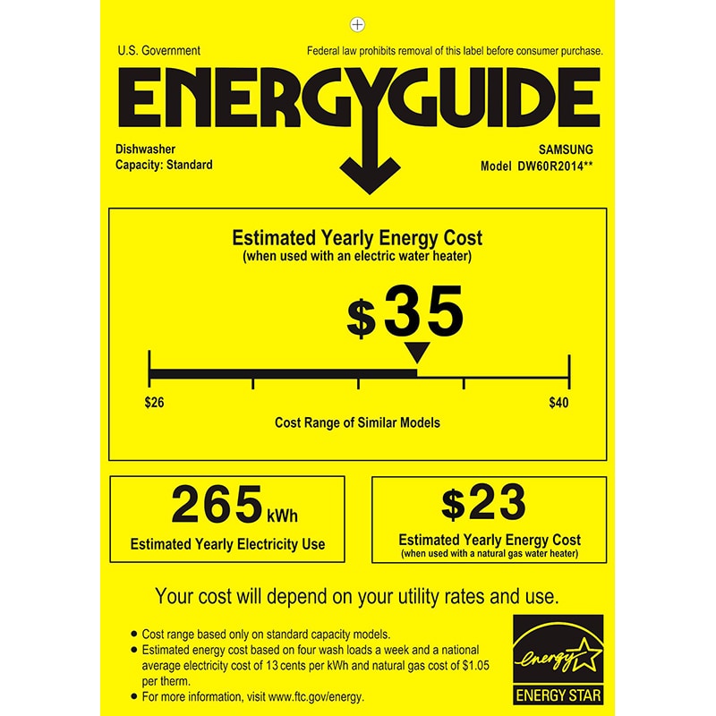 Samsung 24 in. Front Control Dishwasher with 52 dBa Sound Level & Pocket - Stainless Steel, , hires