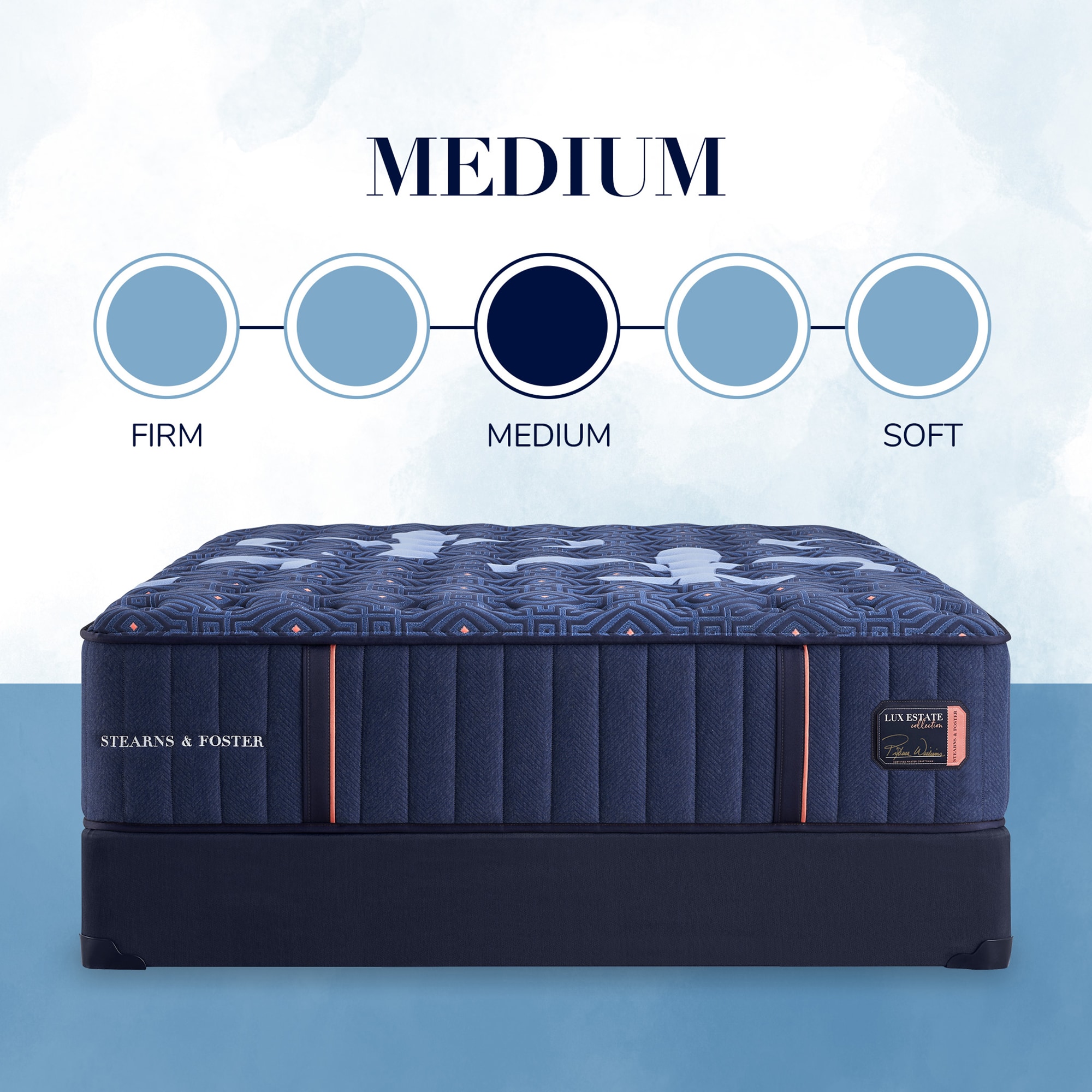 Stearns & Foster Lux Estate Medium Tight Top Mattress - King Size, , hires