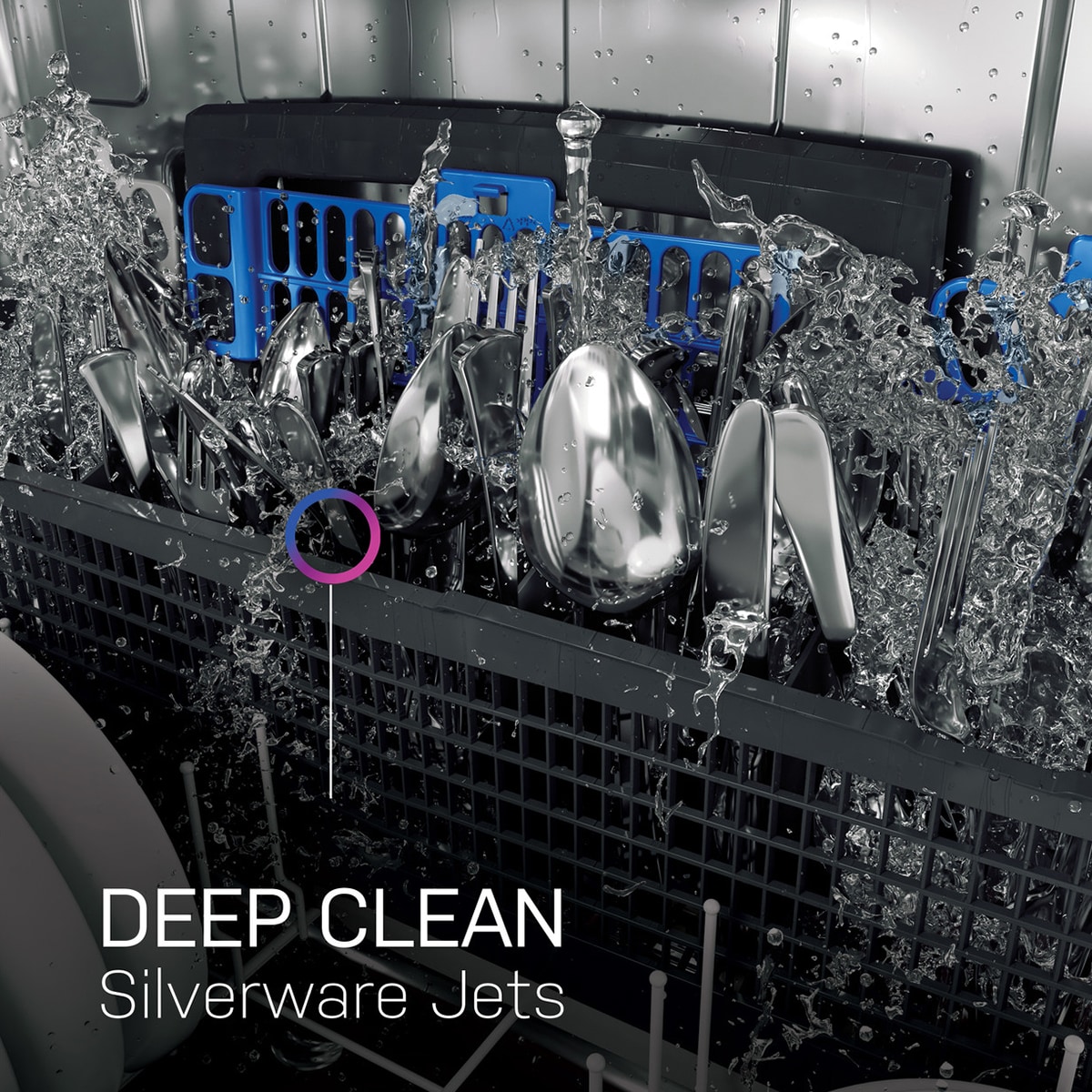 GE Profile 24 in. Top Control Flush-Mount Smart Dishwasher with 39 dBa Sound Level, 3rd-Rack & Twin Turbo Dry Boost - Fingerprint Resistant Stainless, , hires