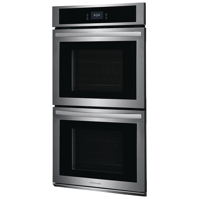 Frigidaire 27 in. 7.6 cu. ft. Top Control Electric Double Wall Oven with Standard Convection - Stainless Steel, Stainless Steel, hires