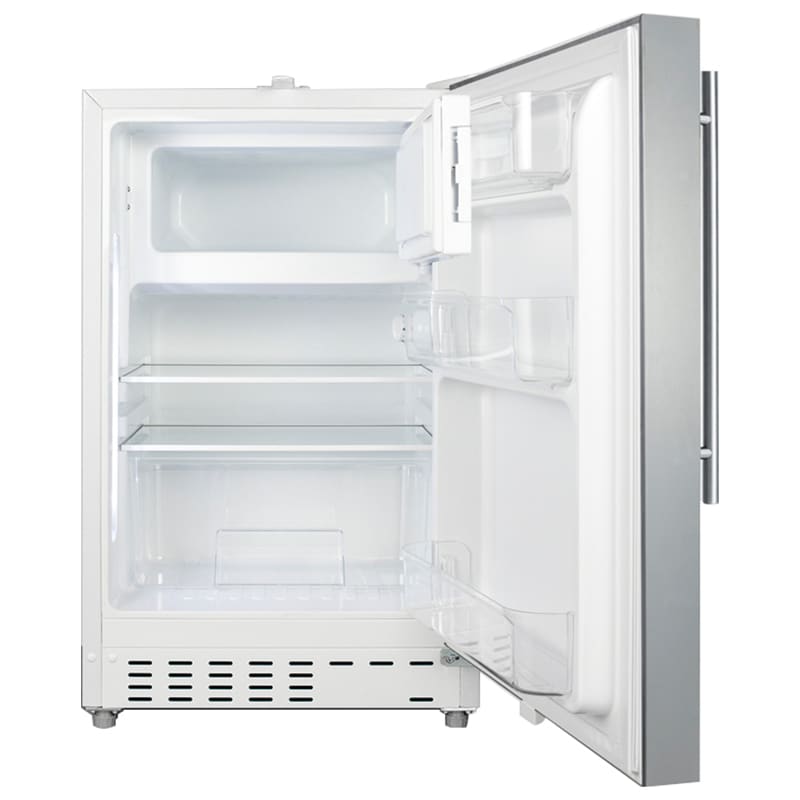 Summit 21 in. 2.6 cu. ft. Undercounter Refrigerator - Stainless Steel with Stainless Steel Cabinet, , hires