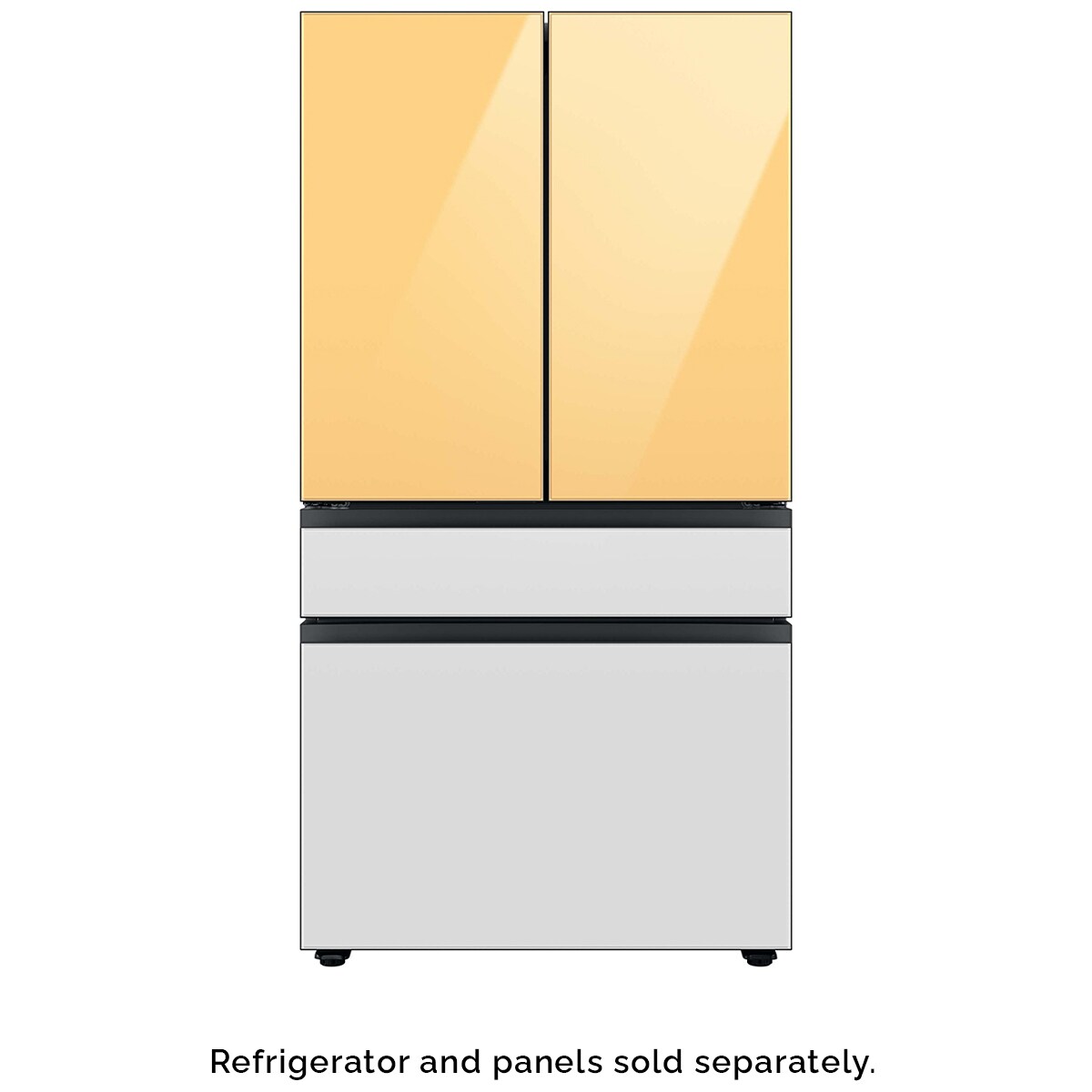 Samsung BESPOKE 4-Door French Door Middle Panel for Refrigerators - White Glass, , hires