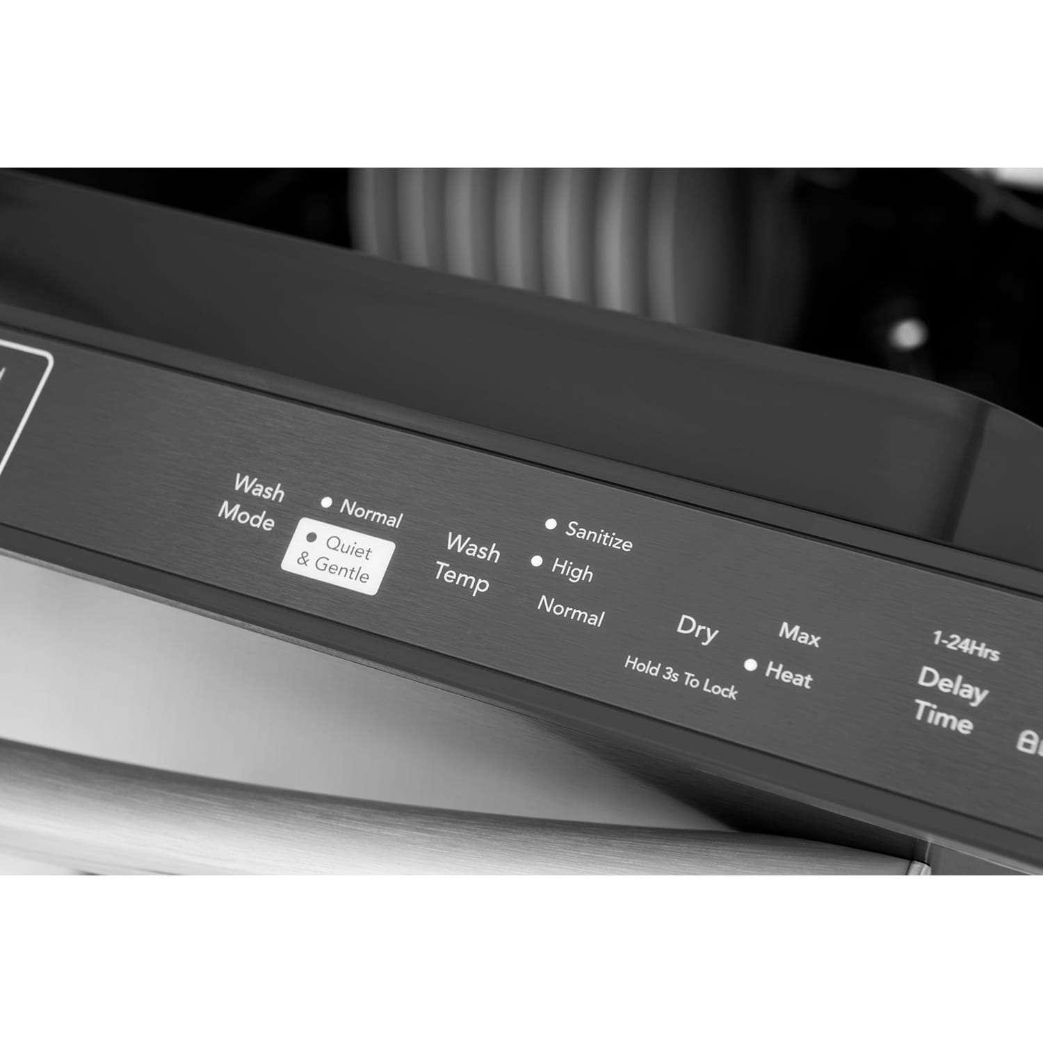 Frigidaire Gallery 24 in. Top Control Dishwasher with 42 dBa Sound Level & MaxDry - Stainless Steel, , hires