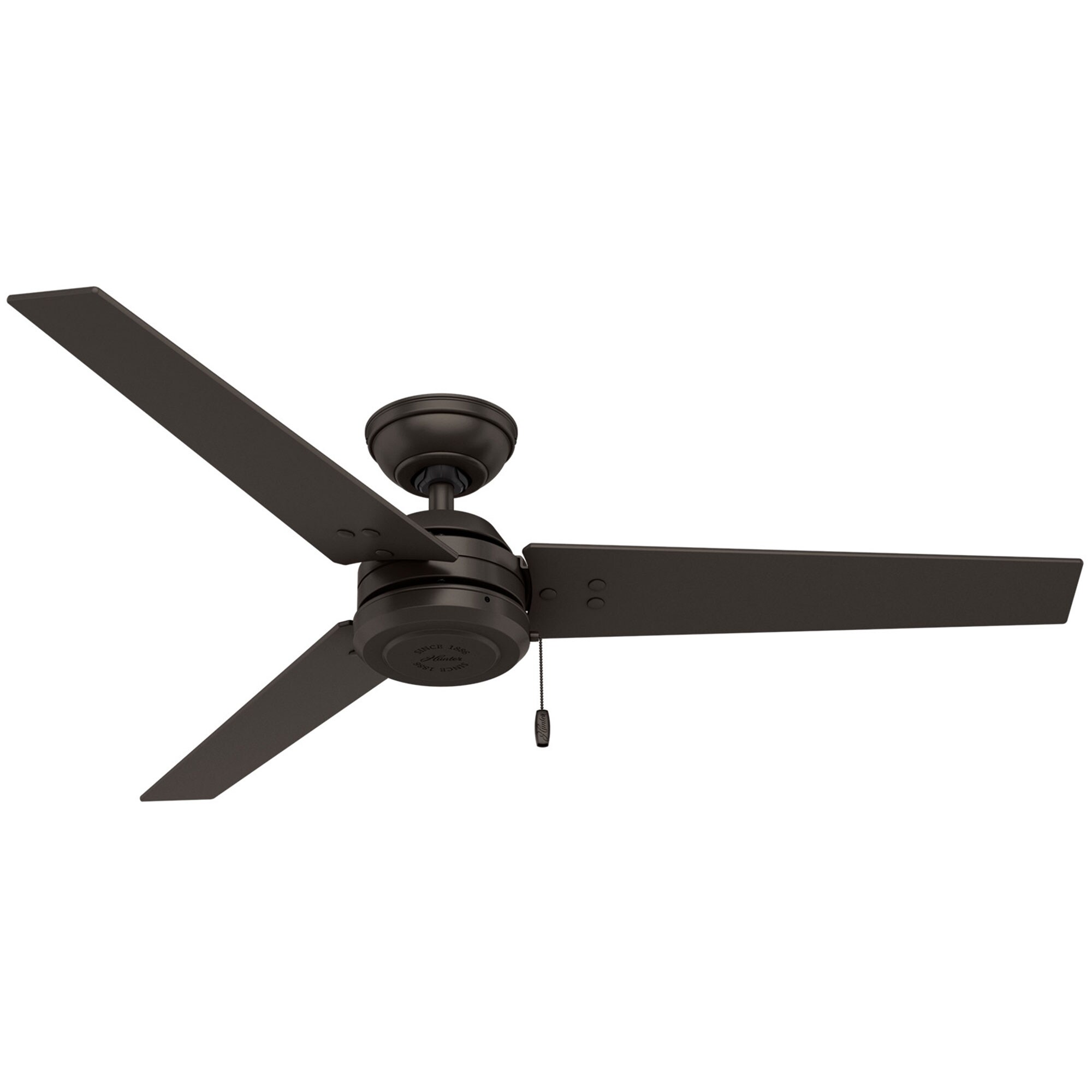 Hunter Cassius 52" Indoor/Outdoor Ceiling Fan - Bronze, Bronze, hires