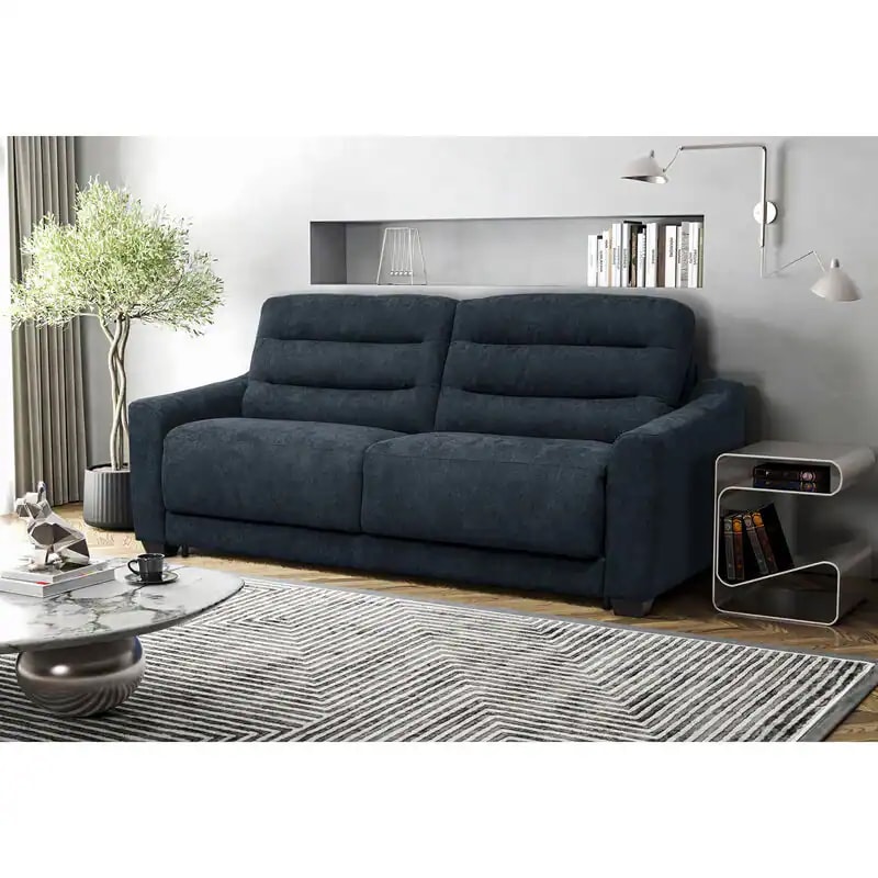 Stearns & Foster Vito Queen Sofa Bed - Charleston Ocean Blue, , hires
