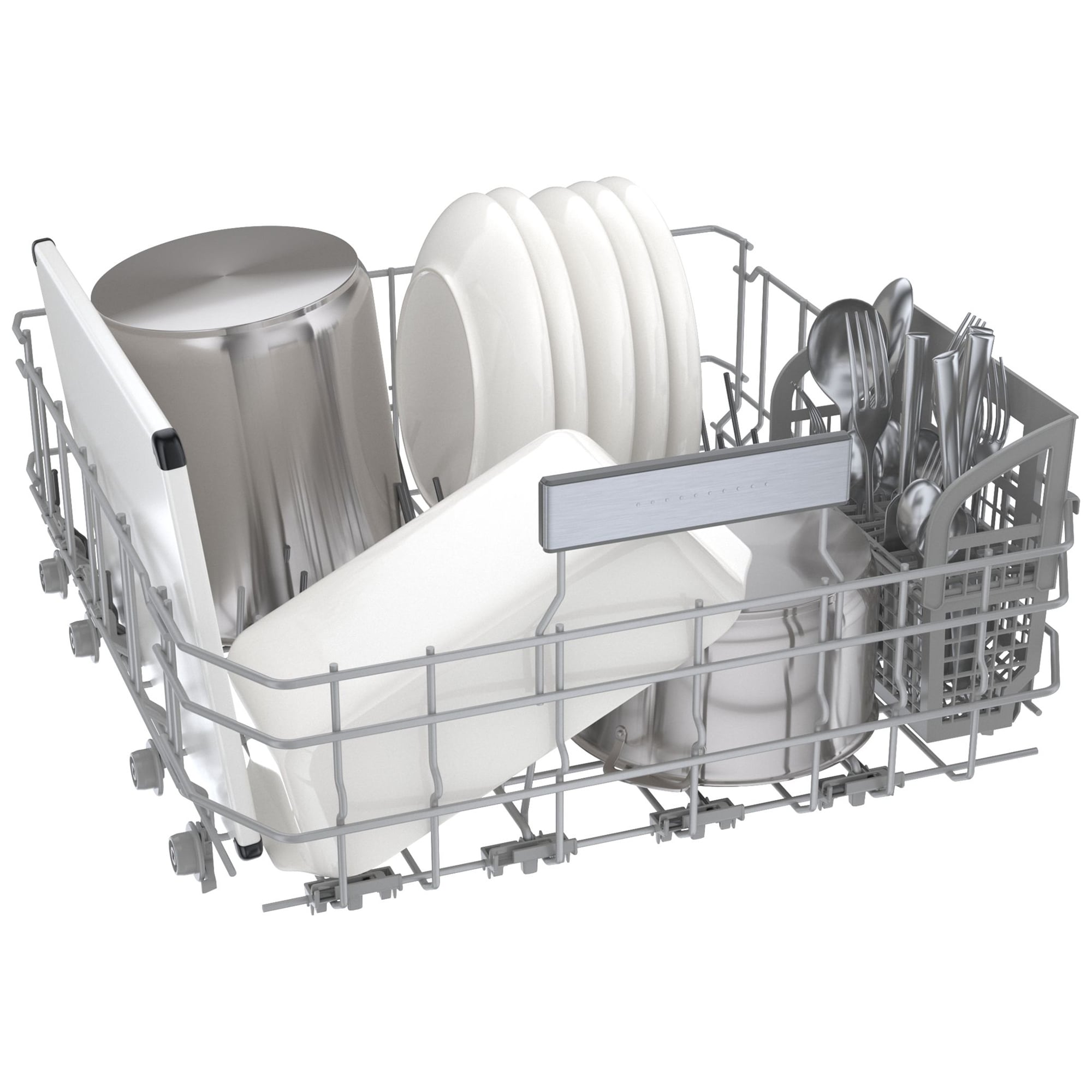 Bosch Benchmark 24 in. Top Control Smart Dishwasher with 39 dBa Sound Level, 3rd-Rack & CrystalDry - Custom Panel Ready, Custom Panel Required, hires