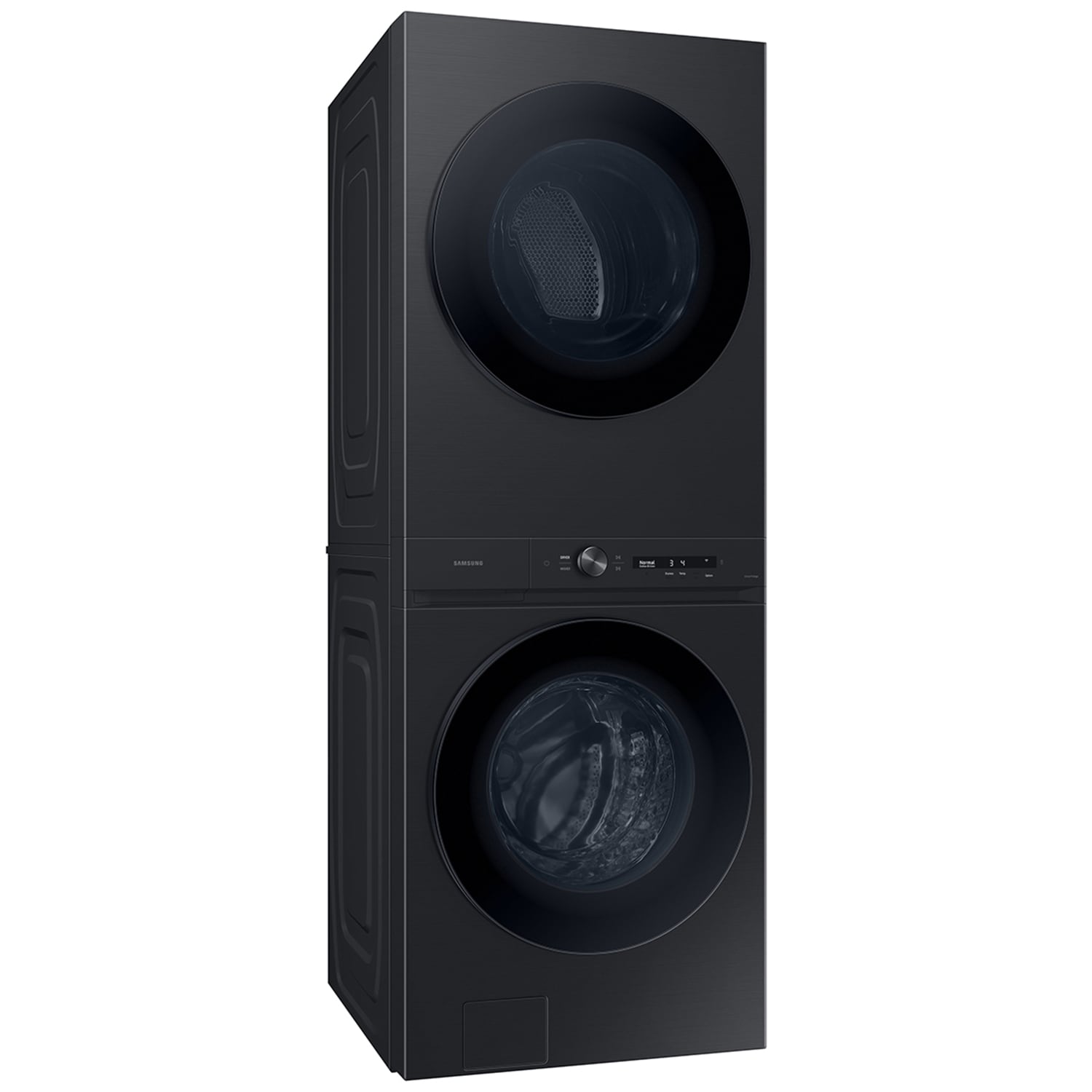 Samsung Bespoke 27 in. 4.6 cu. ft. Smart Electric Front Load Laundry Center with AI OptiWash, Sensor Dry, Sanitize & Steam Cycle - Brushed Black, , hires