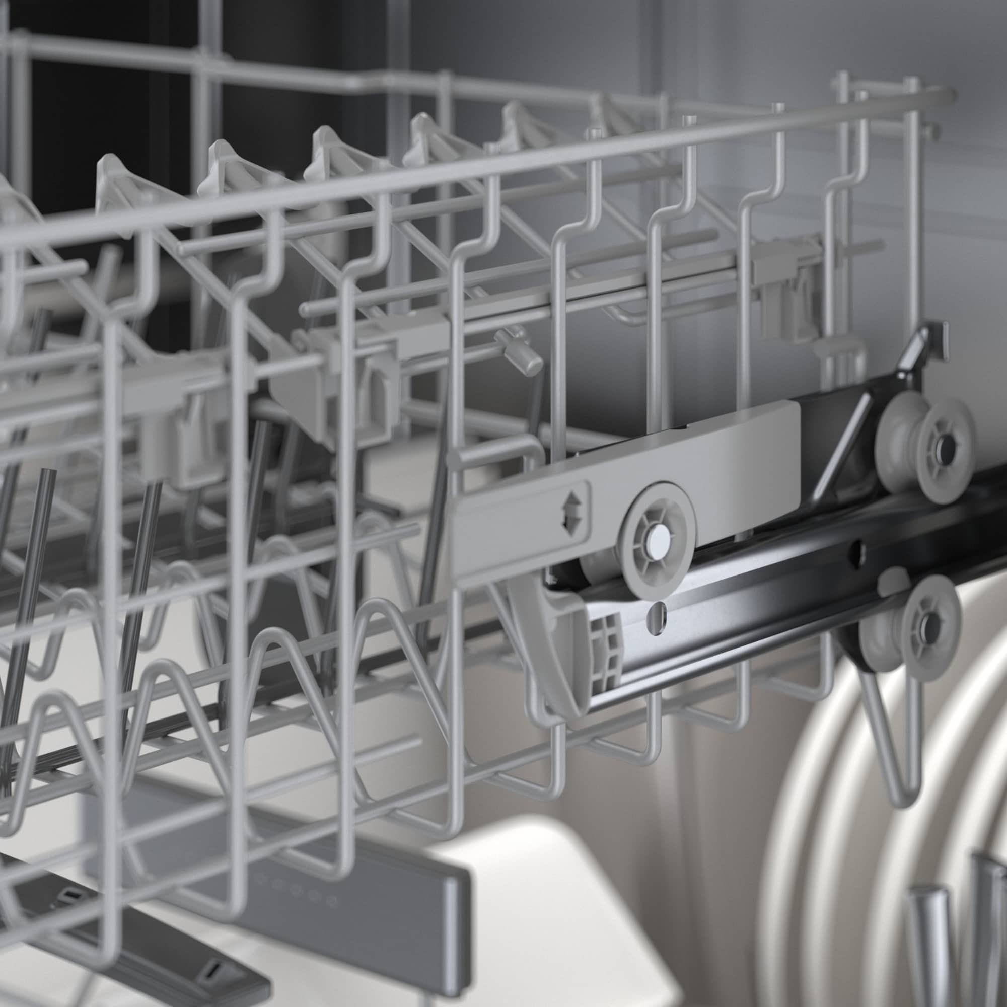 Bosch Benchmark 24 in. Top Control Smart Dishwasher with 39 dBa Sound Level, 3rd-Rack & CrystalDry - Custom Panel Ready, Custom Panel Required, hires