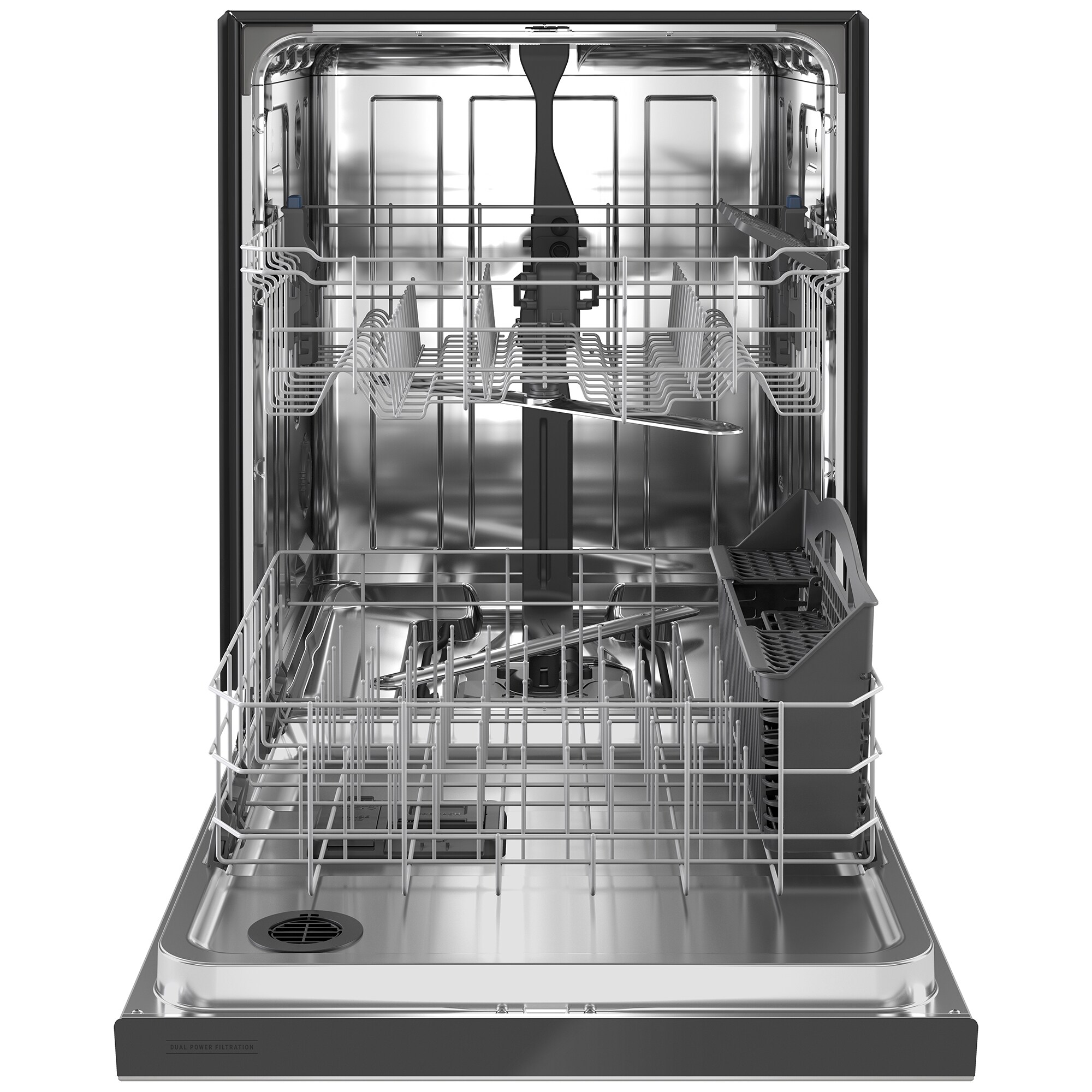 Maytag 24 in. Front Control Dishwasher with 50 dBa Sound Level & Pocket - Fingerprint Resistant Stainless, Fingerprint Resistant Stainless, hires