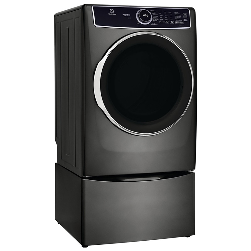 Electrolux 600 Series 27 in. 8.0 cu. ft. Stackable Gas Dryer with LuxCare Dry, Instant Refresh, Perfect Steam & Sanitize Cycle - Titanium, Titanium, hires