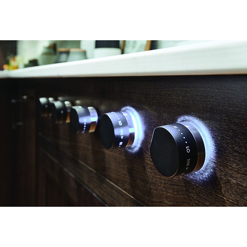 Wolf Contemporary 36 in. 5-Burner Natural Gas Cooktop with Simmer Burner & Power Burner - Stainless Steel, , hires