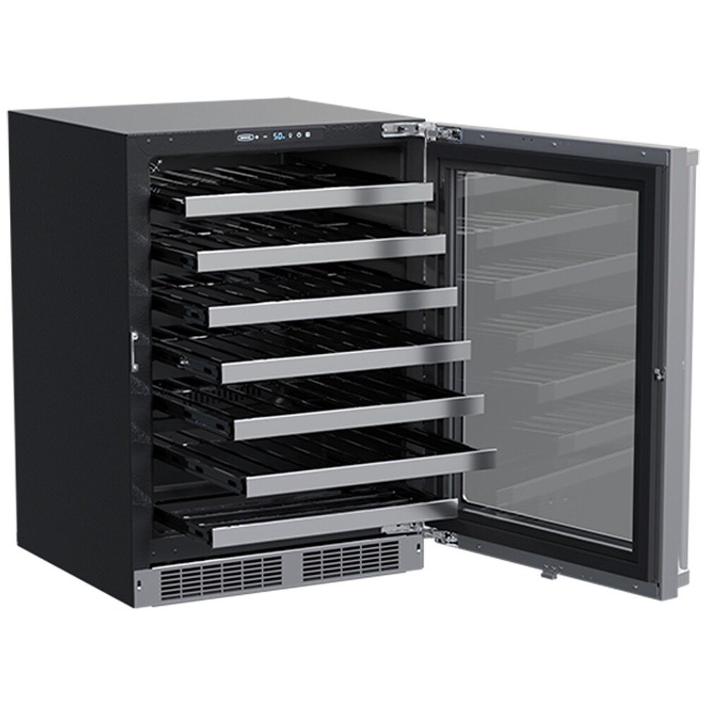 Marvel Professional Series 24 in. Undercounter Wine Cooler with Single Temperature Zone & 48 Bottle Capacity - Stainless Steel, , hires