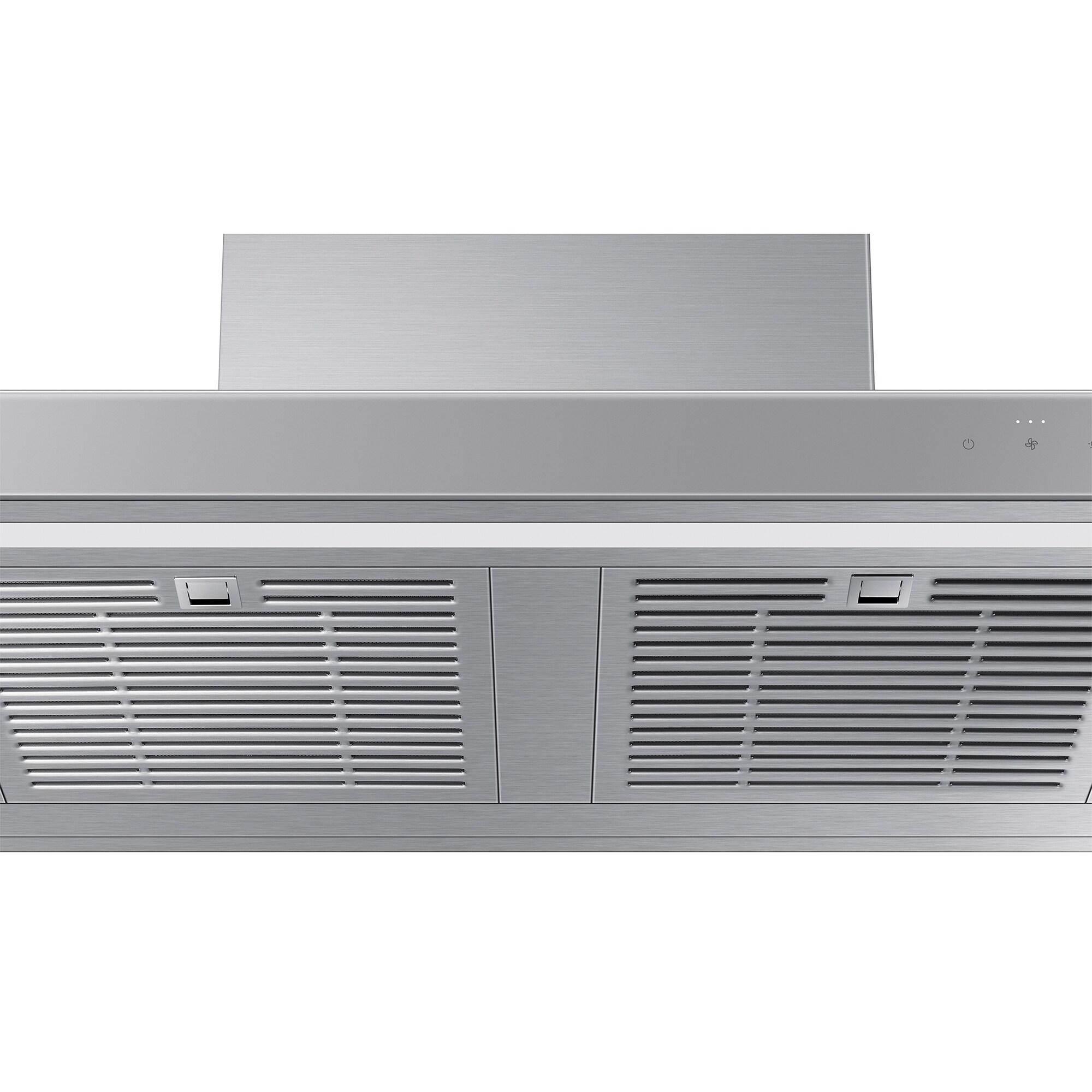 Samsung 30 in. Smart Convertible Chimney Style Range Hood with 630 CFM, 4 Fan Speeds & 1 LED Light - Gray, , hires