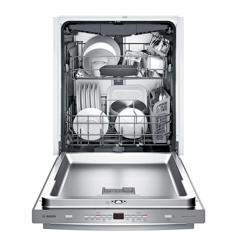 Bosch 300 Series 24" Dishwasher with 44dBA Quiet Level, 5 Wash Cycles