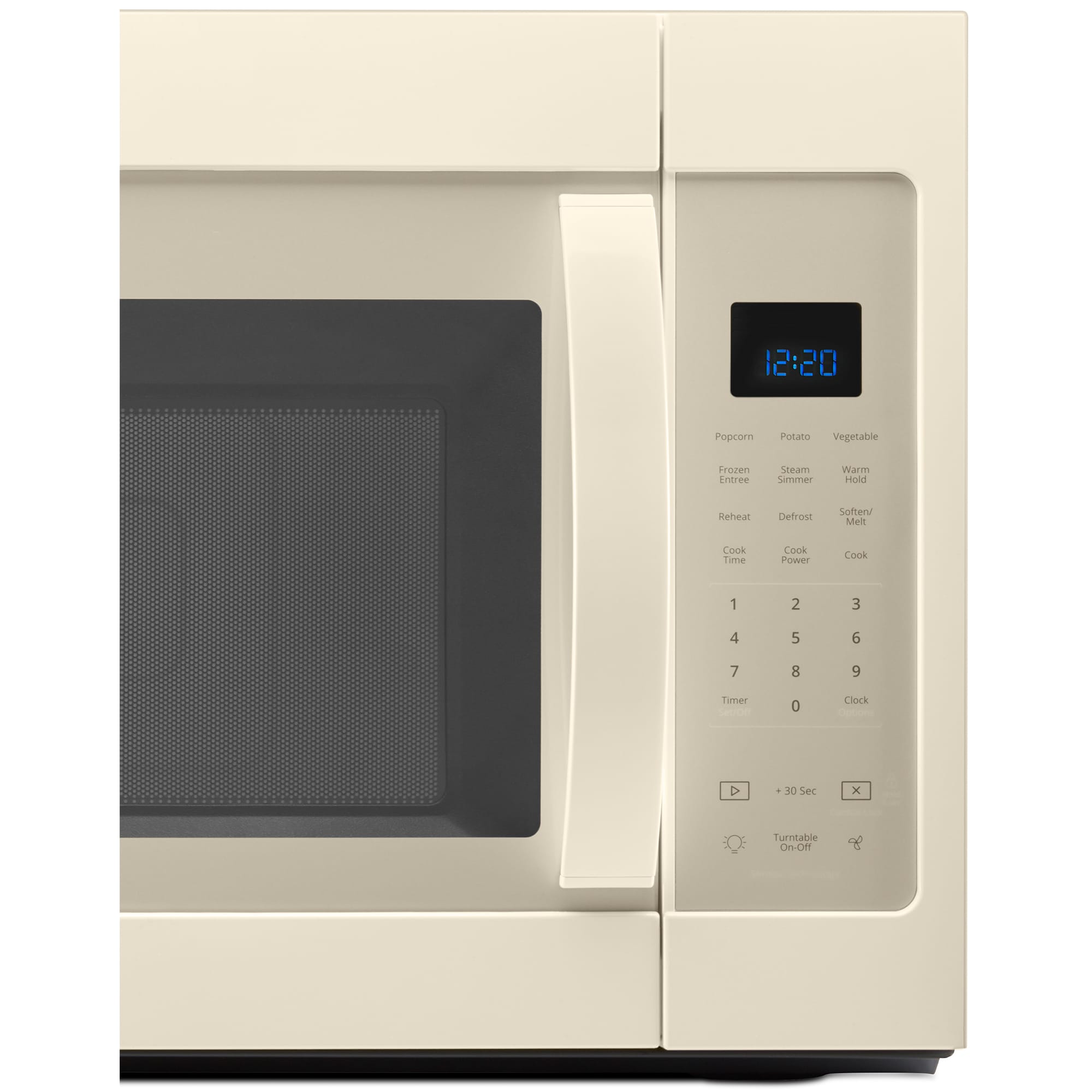 Whirlpool 30 in. 1.9 cu. ft. 1000W Over-the-Range Microwave with 300 CFM & Sensor Cooking - Biscuit, Biscuit, hires