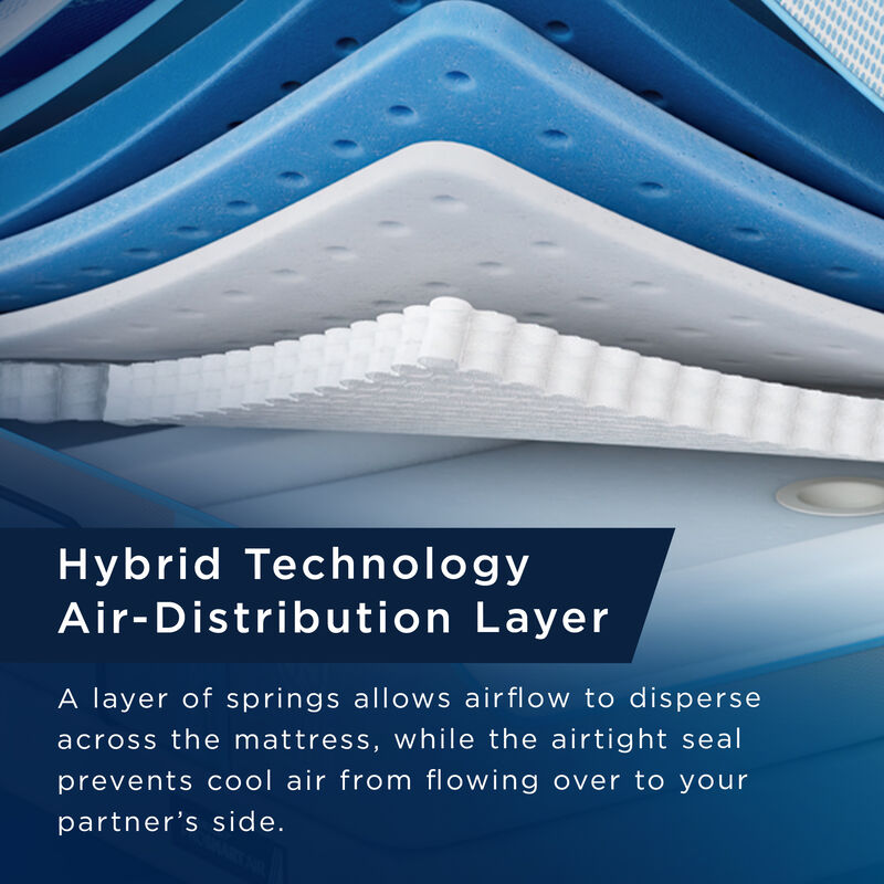 Tempur-Pedic ActiveBreeze 2.0 Medium Hybrid Queen Size Mattress, , hires