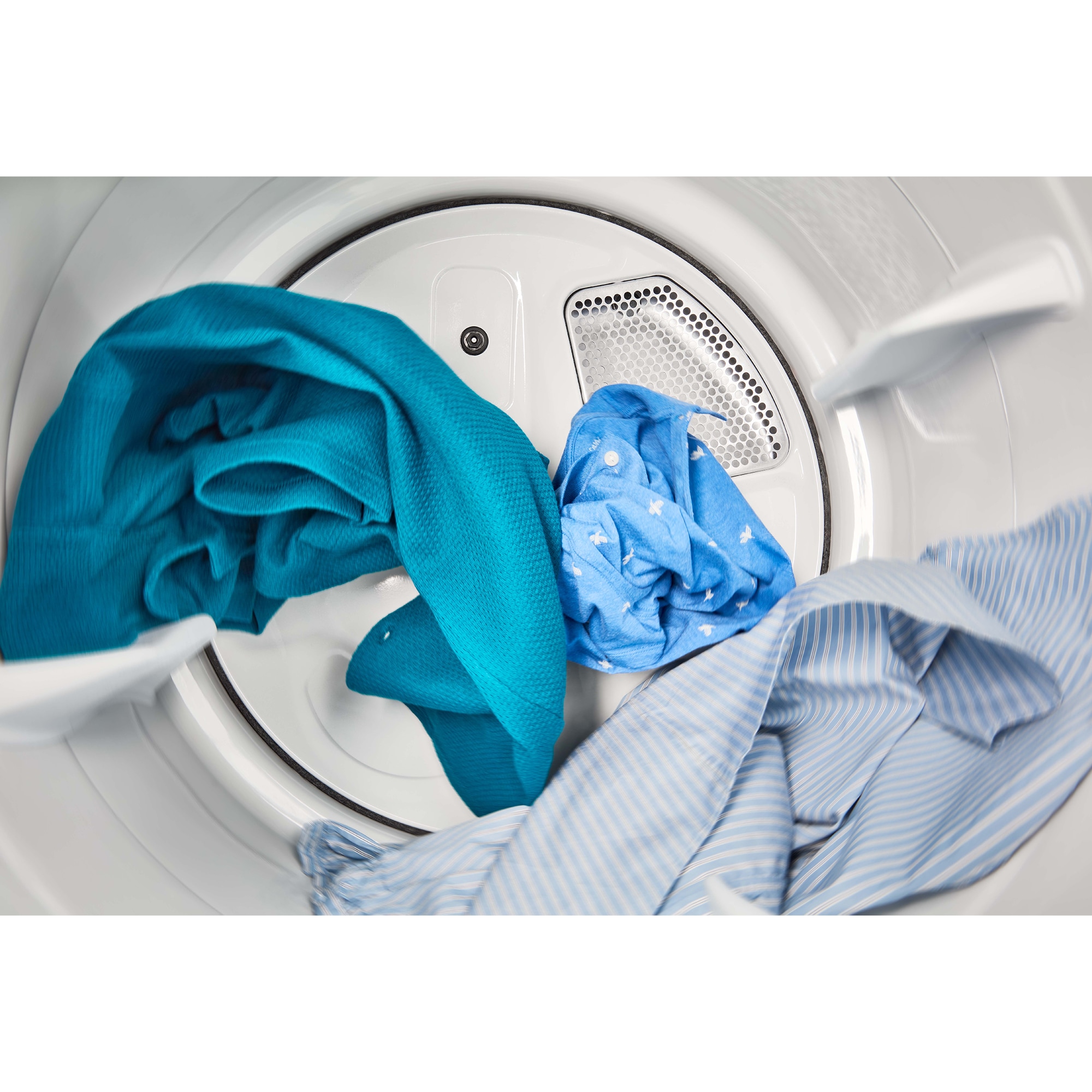 Maytag Pet Pro 27 in. 7.4 cu. ft. Smart Stackable Electric Dryer with Sensor Dry, Sanitize & Steam Cycle - White, White, hires