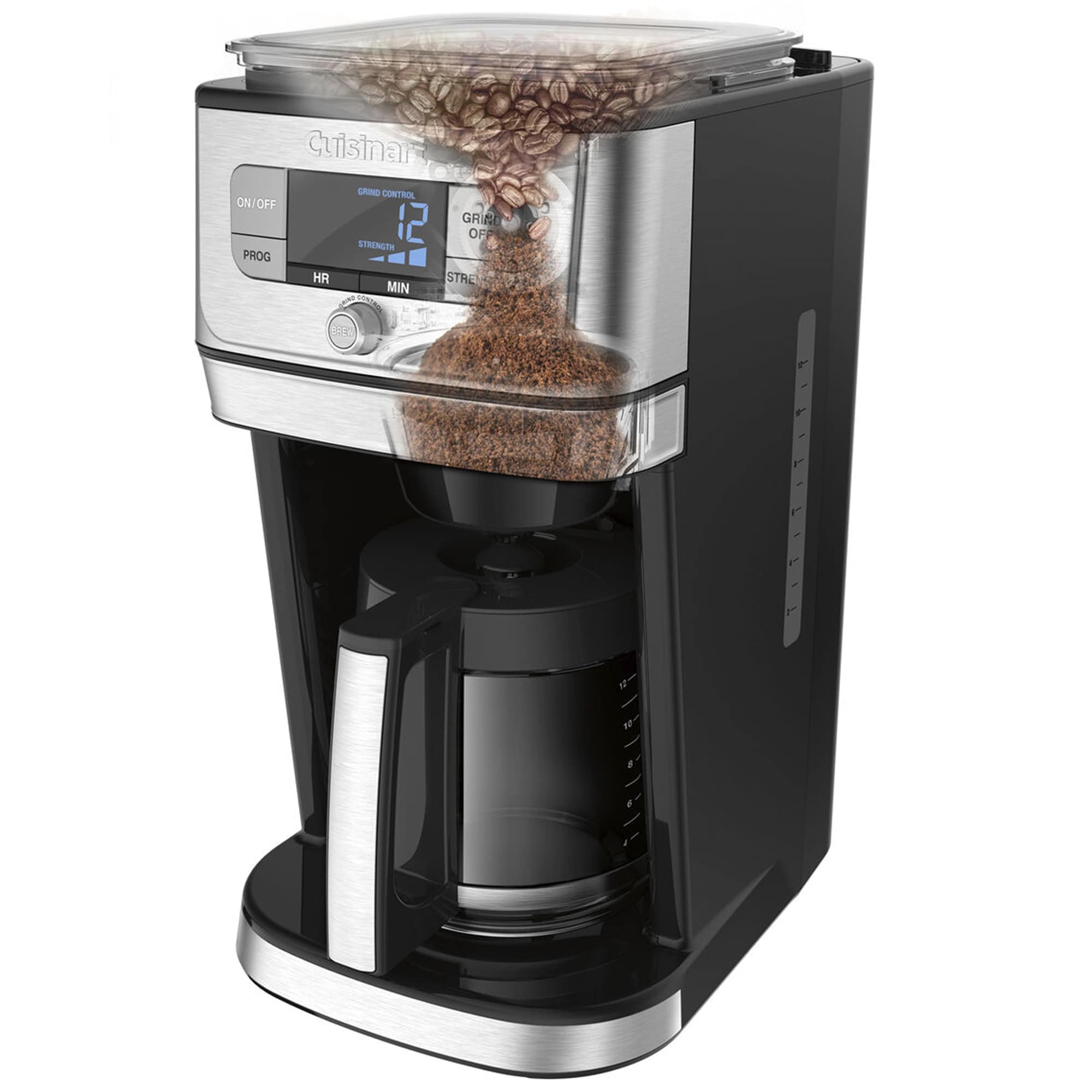 Cuisinart Burr Grind & Brew 12 Cup Coffee Maker - Black Stainless, , hires