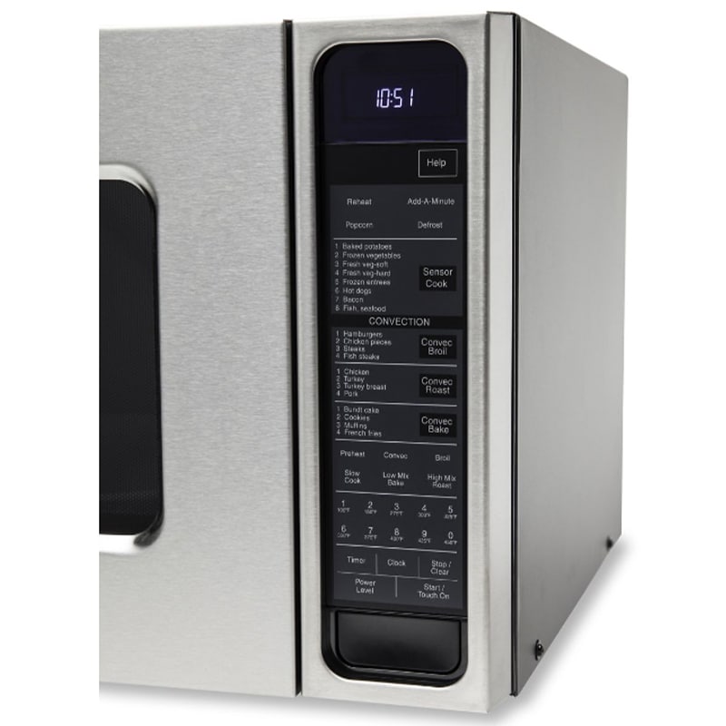 Viking 5 Series 25 in. 1.5 cu. ft. 900W Countertop/Built-In (Convertible) Microwave with Convection & Sensor Cooking - Stainless Steel, , hires