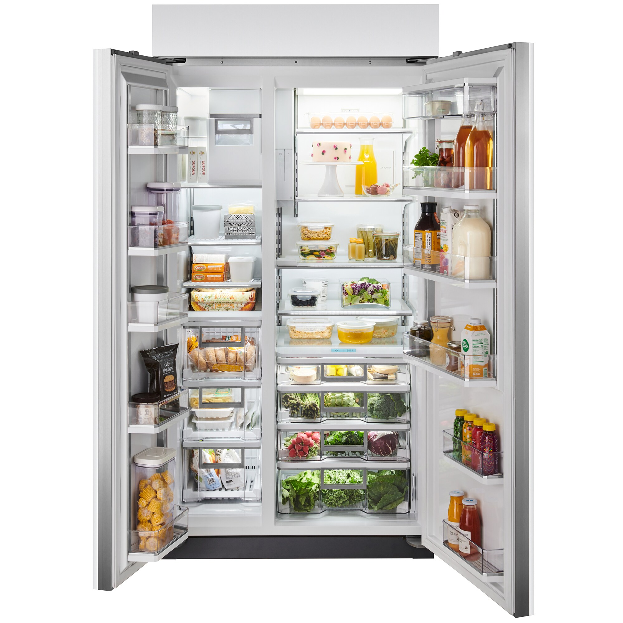 Sub-Zero Classic 42 in. 24.5 cu. ft. Built-In Smart Counter Depth Side-by-Side Refrigerator with Internal Ice & Water Dispenser - Custom Panel Ready, , hires