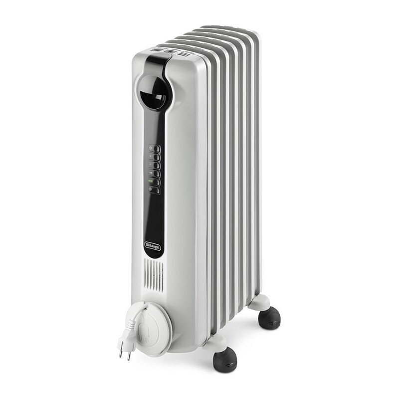 De Longhi 1500 W Radiator Space Heater with 3 Heat Settings & Overheat Safety Shut-Off - White, , hires