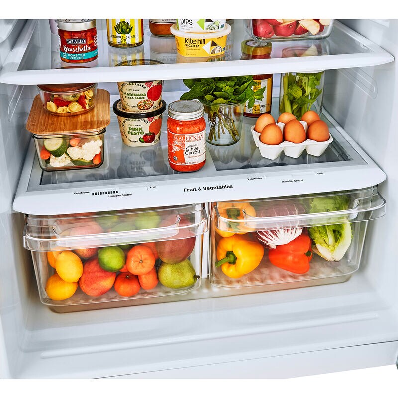 LG 33 in. 23.8 cu. ft. Top Freezer Refrigerator with Internal Water Dispenser - Stainless Steel, , hires