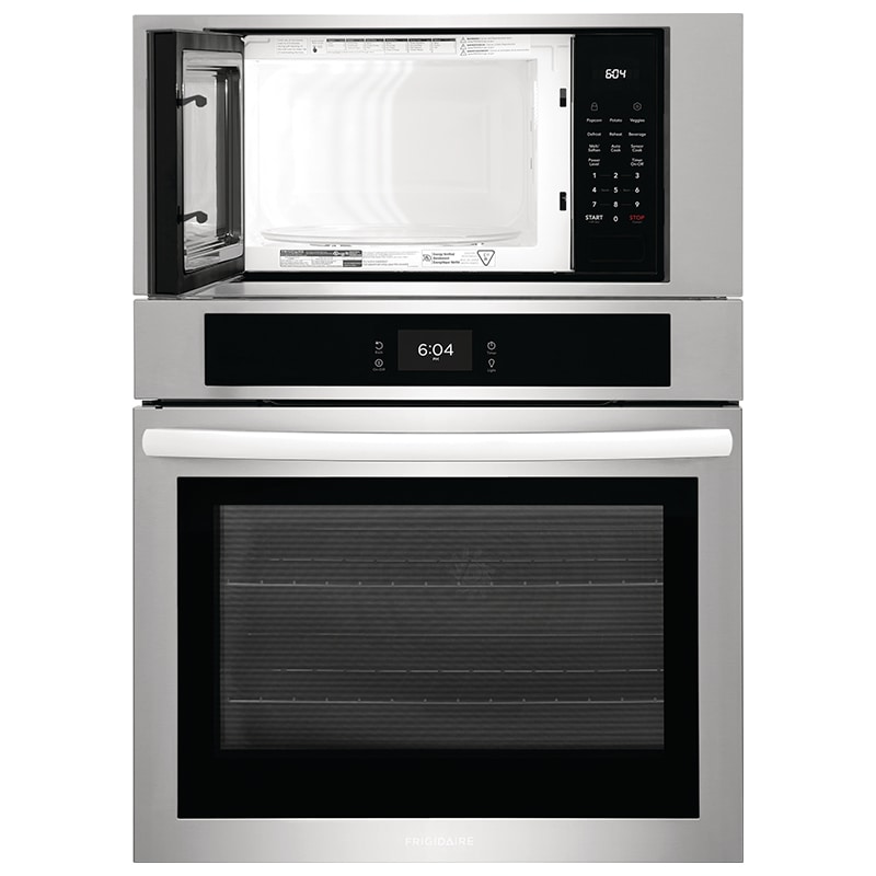 Frigidaire 30 in. 6.9 cu. ft. Electric Microwave/Wall Oven Combo with Standard Convection & Sensor Cooking - Stainless Steel, Stainless Steel, hires