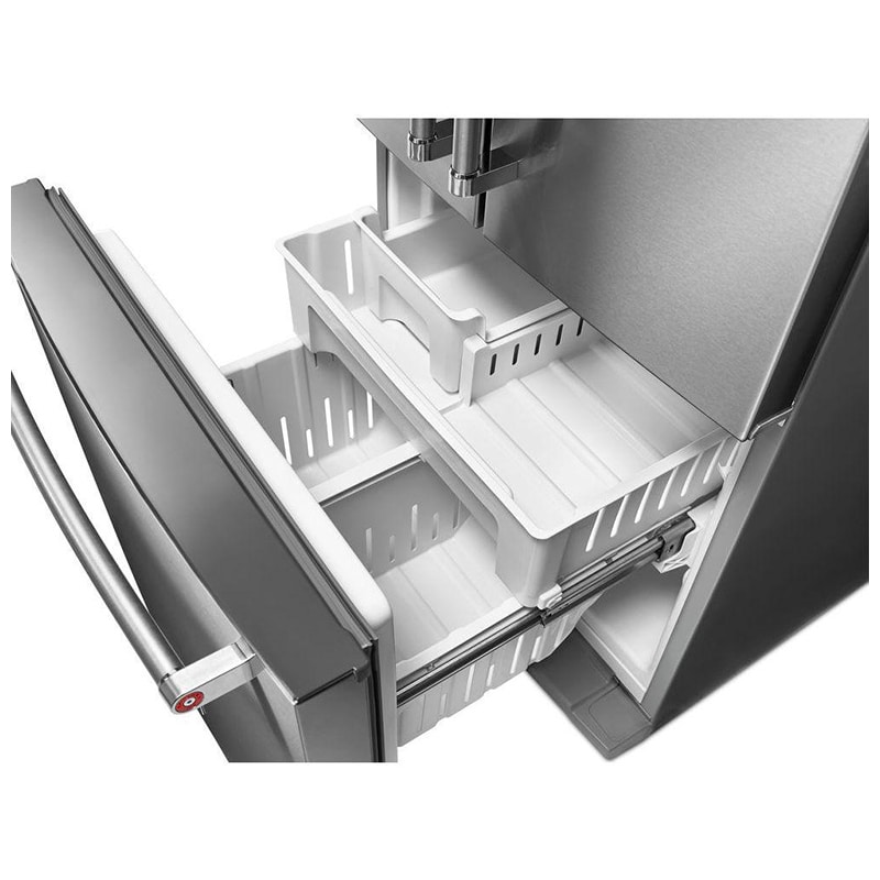 KitchenAid 30 in. 19.7 cu. ft. French Door Refrigerator with Internal Water Dispenser - Stainless Steel, Stainless Steel, hires