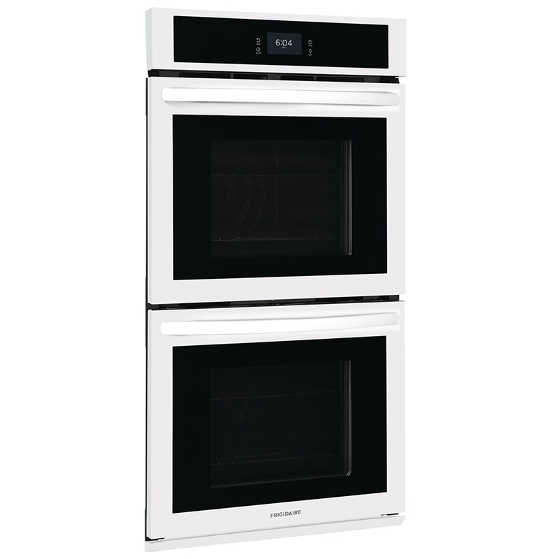 Frigidaire 27 in. 7.6 cu. ft. Top Control Electric Double Wall Oven with Standard Convection - White, White, hires