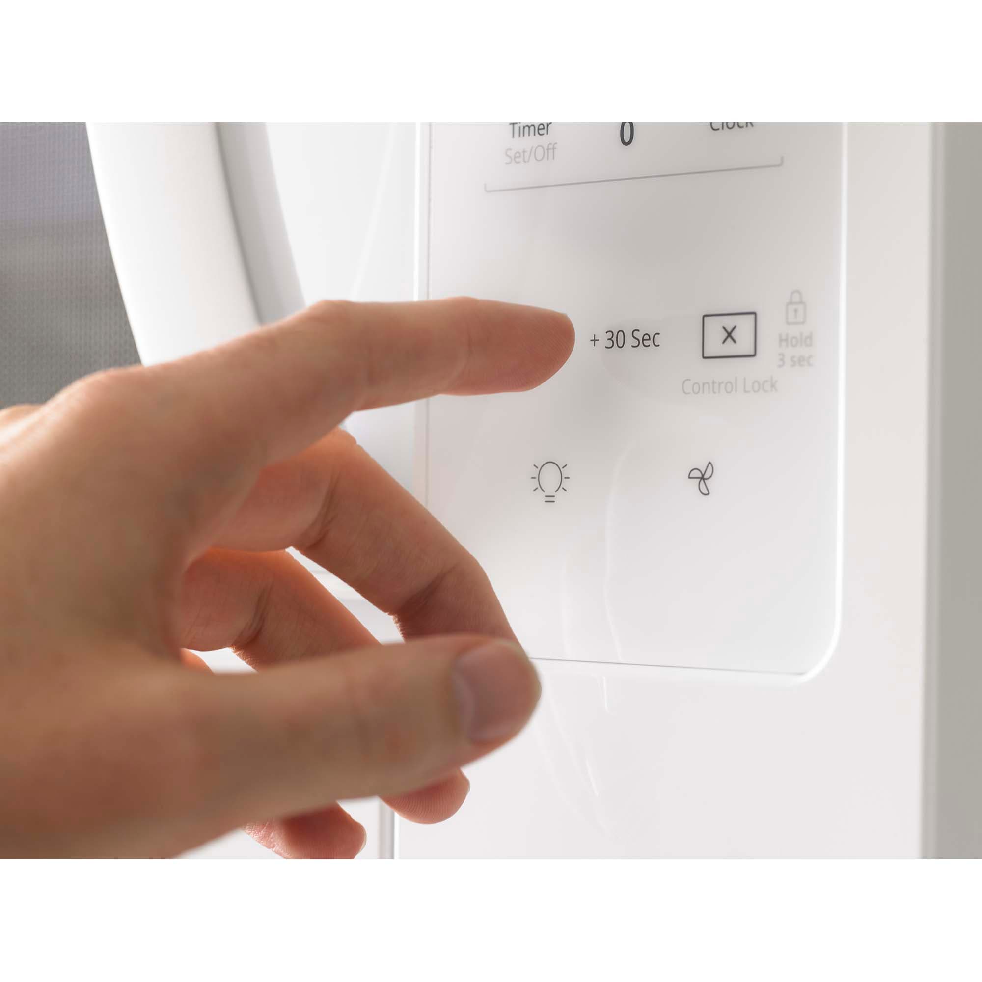 Whirlpool 30 in. 1.7 cu. ft. 1000W Over-the-Range Microwave with 300 CFM - White, White, hires